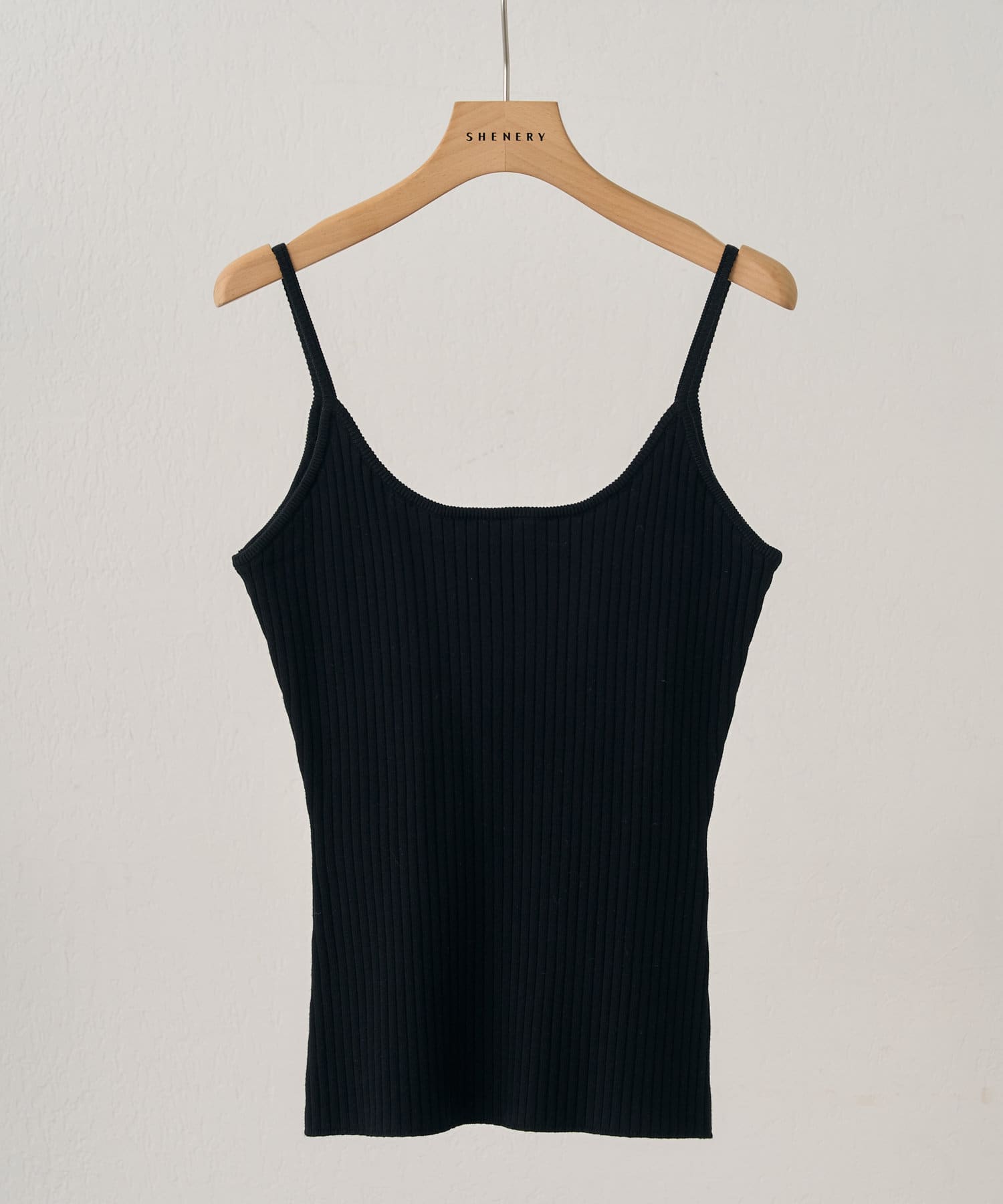 OUTLET(アウトレット) 【SHENERY】ワイドリブニットキャミソール