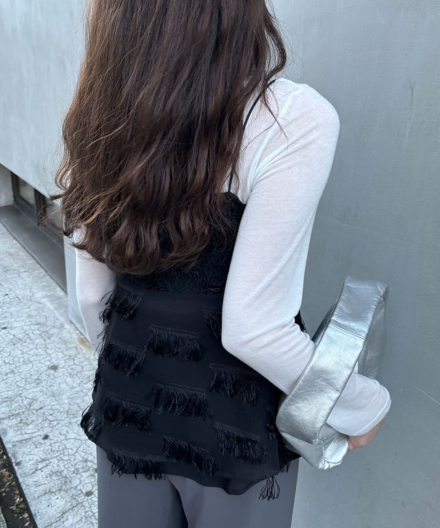 OUTLET(アウトレット) 【SHENERY】フリンジキャミソール