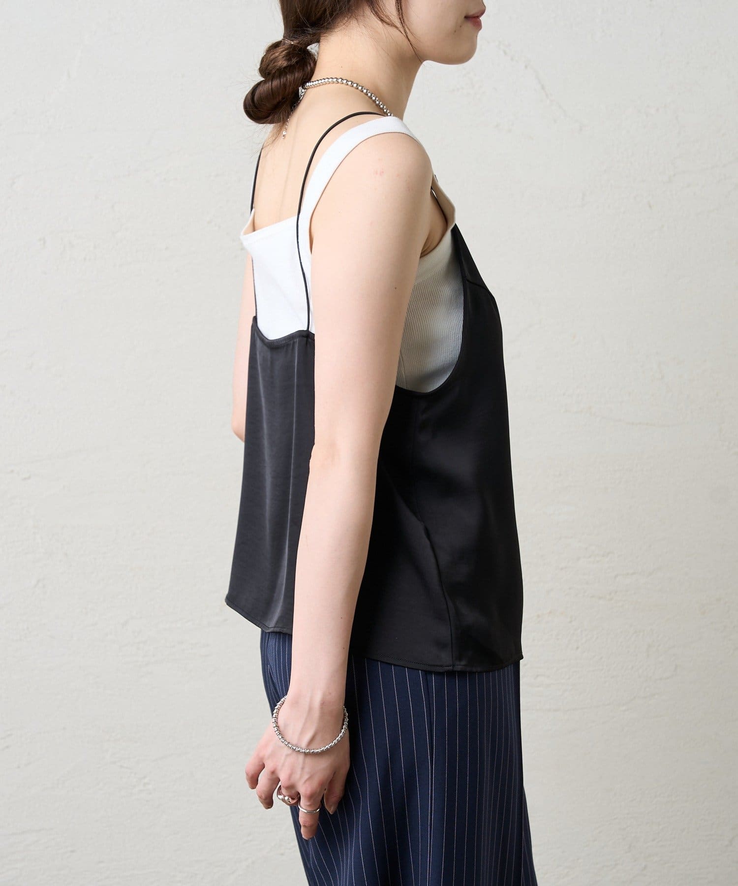 OUTLET(アウトレット) 【SHENERY】サテンキャミソール