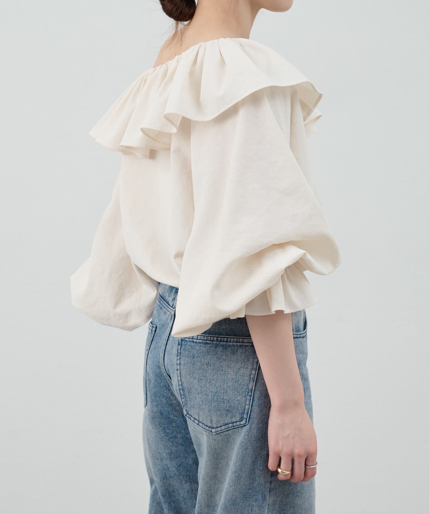 OUTLET(アウトレット) 【SHENERY】アムンゼンフリルブラウス