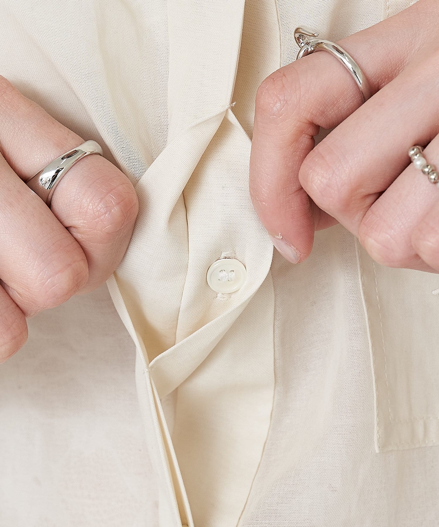 OUTLET(アウトレット) 【SHENERY】コットンシアーシャツ