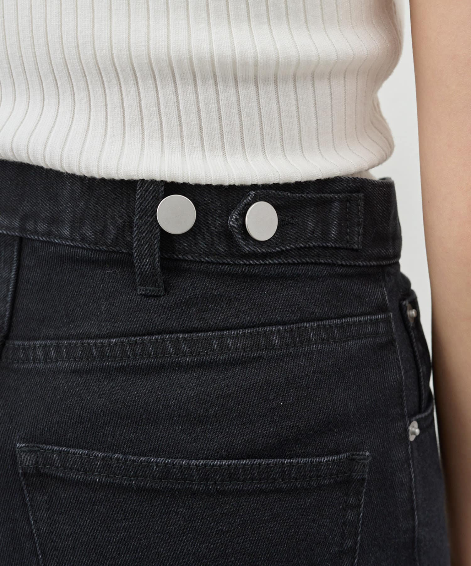 OUTLET(アウトレット) 【SHENERY】ストレッチハーフデニムパンツ