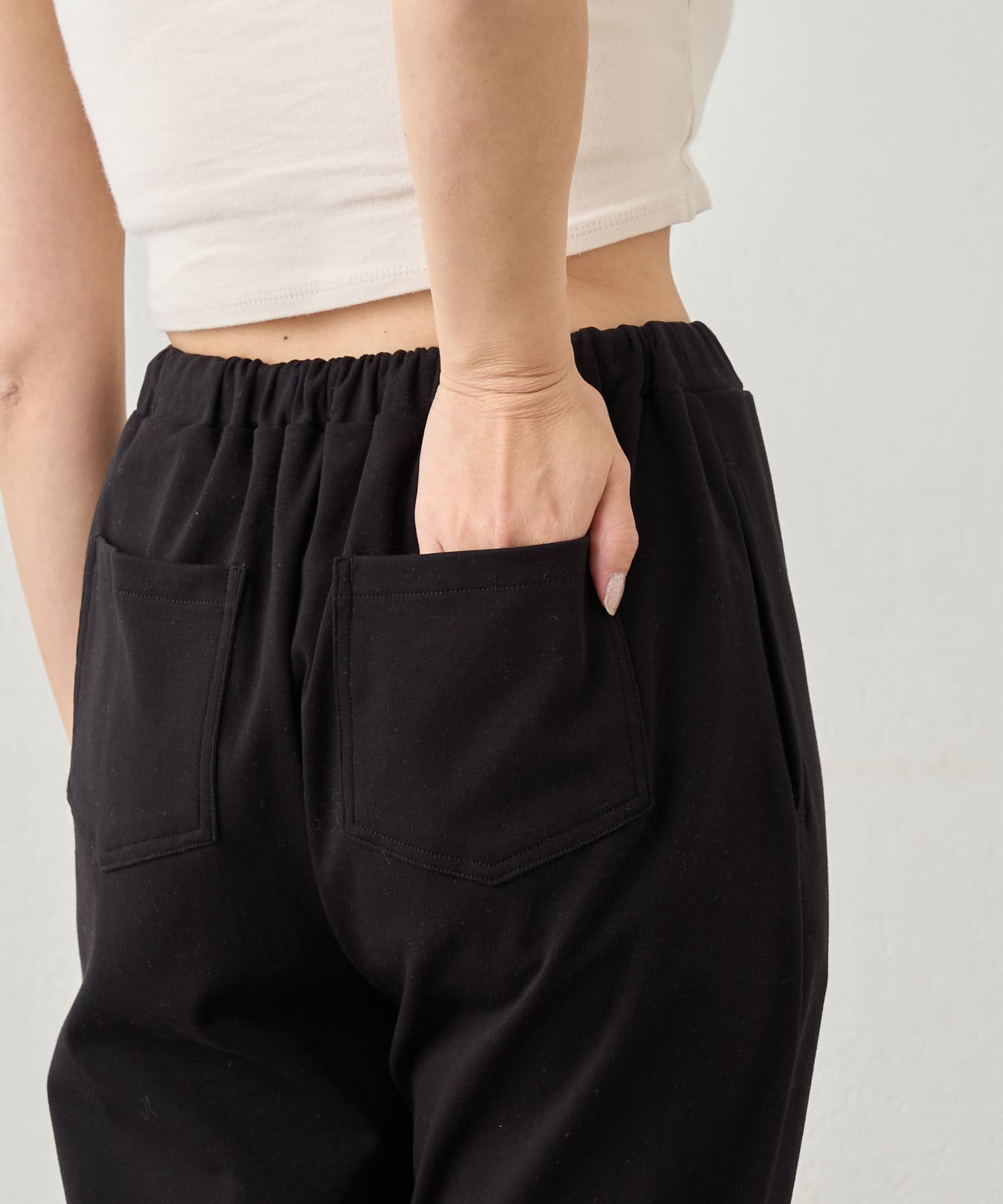 OUTLET(アウトレット) 【SHENERY】フライスフレアパンツ