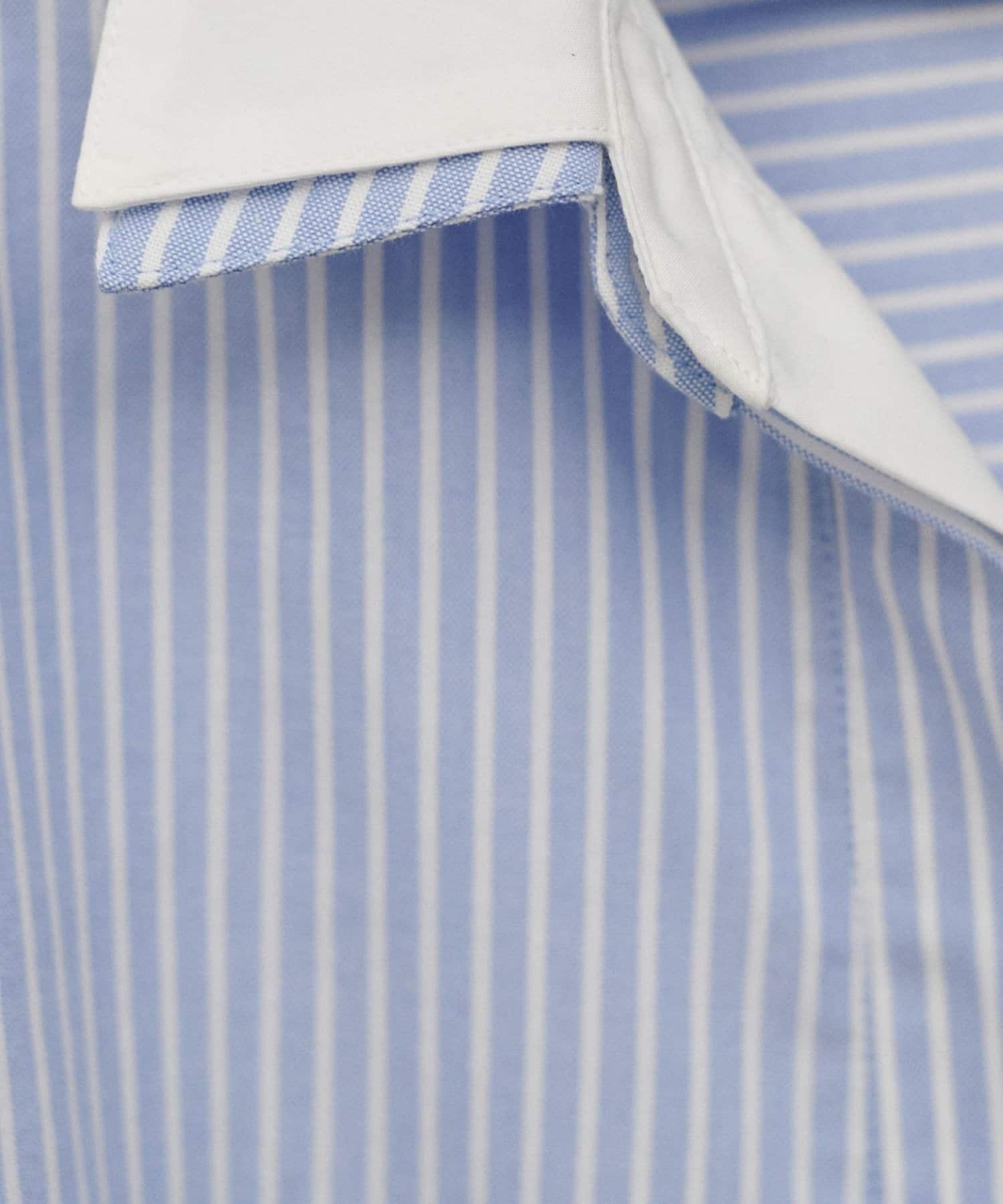 LARUTA(ラルータ) [Web限定]2枚衿オックススキッパーシャツ