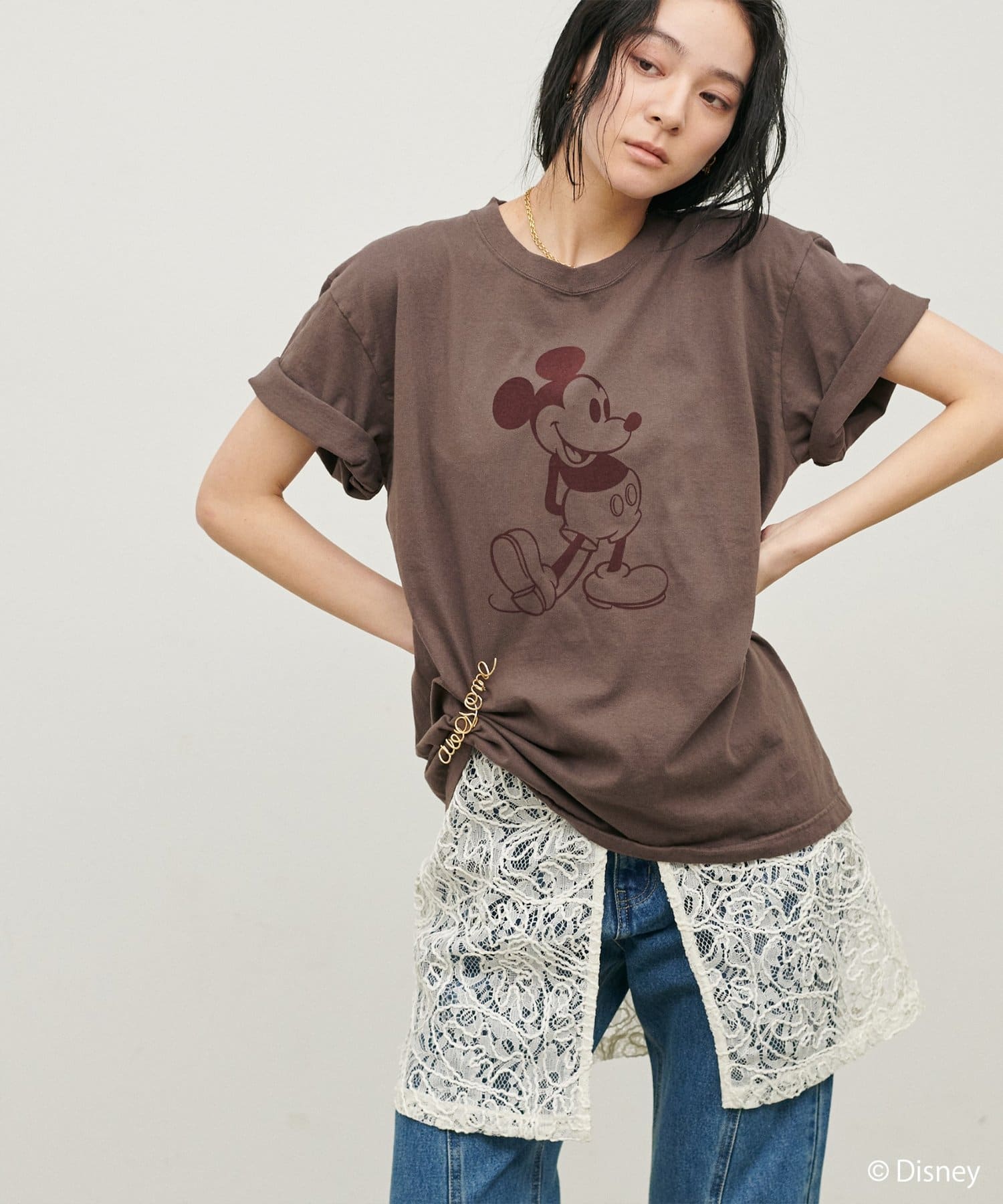 LARUTA(ラルータ) 【GOOD ROCK SPEED】ミッキー/フロッキーTee