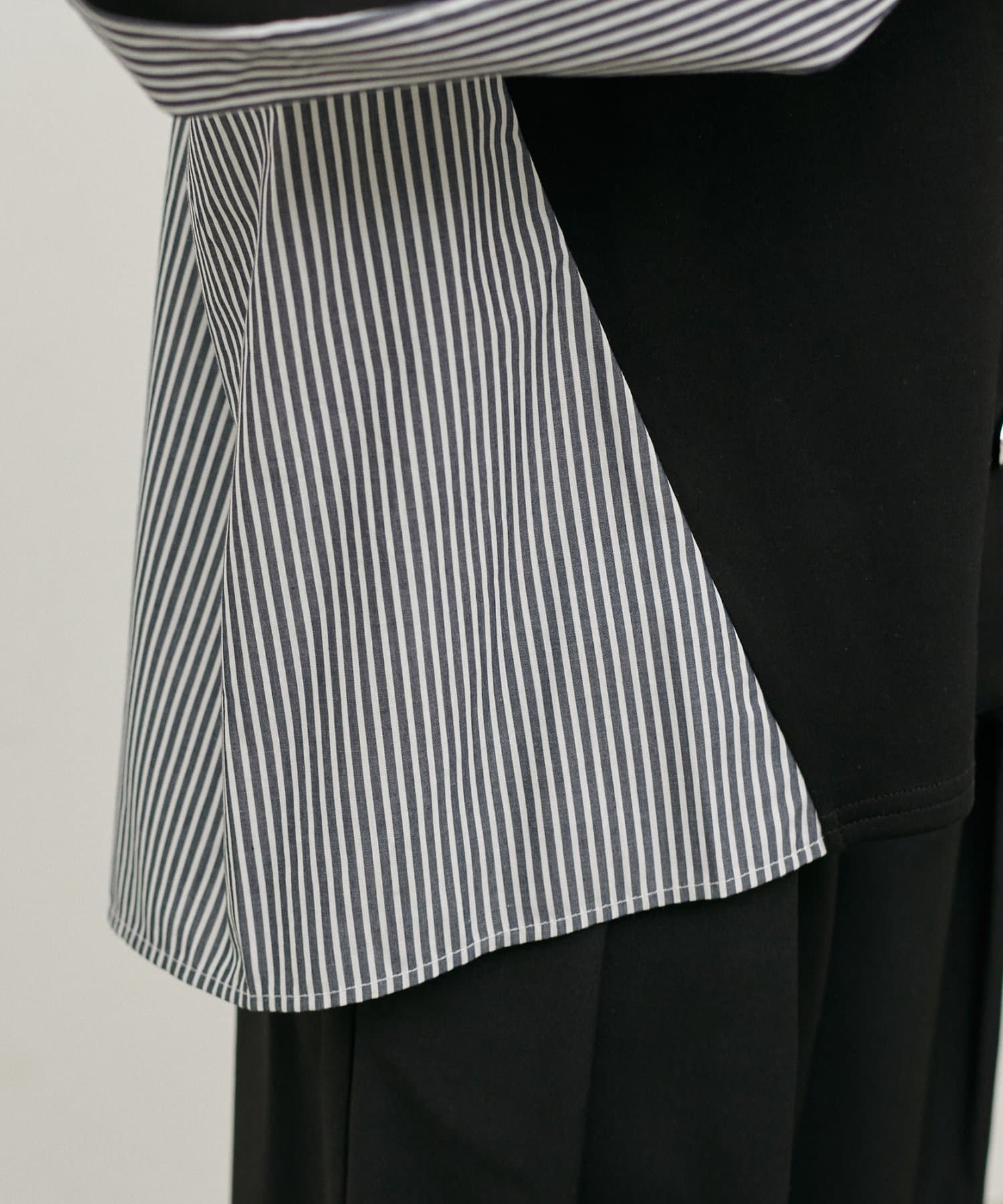 LARUTA(ラルータ) 異素材ダンボールカーディガン