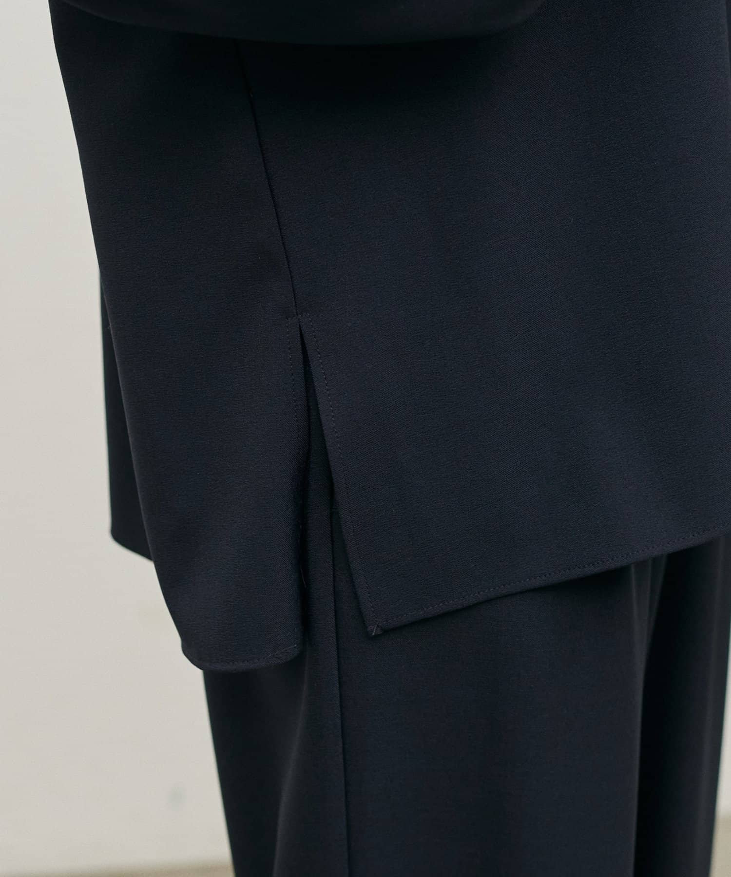 LARUTA(ラルータ) ストレッチVネックスキッパーシャツ