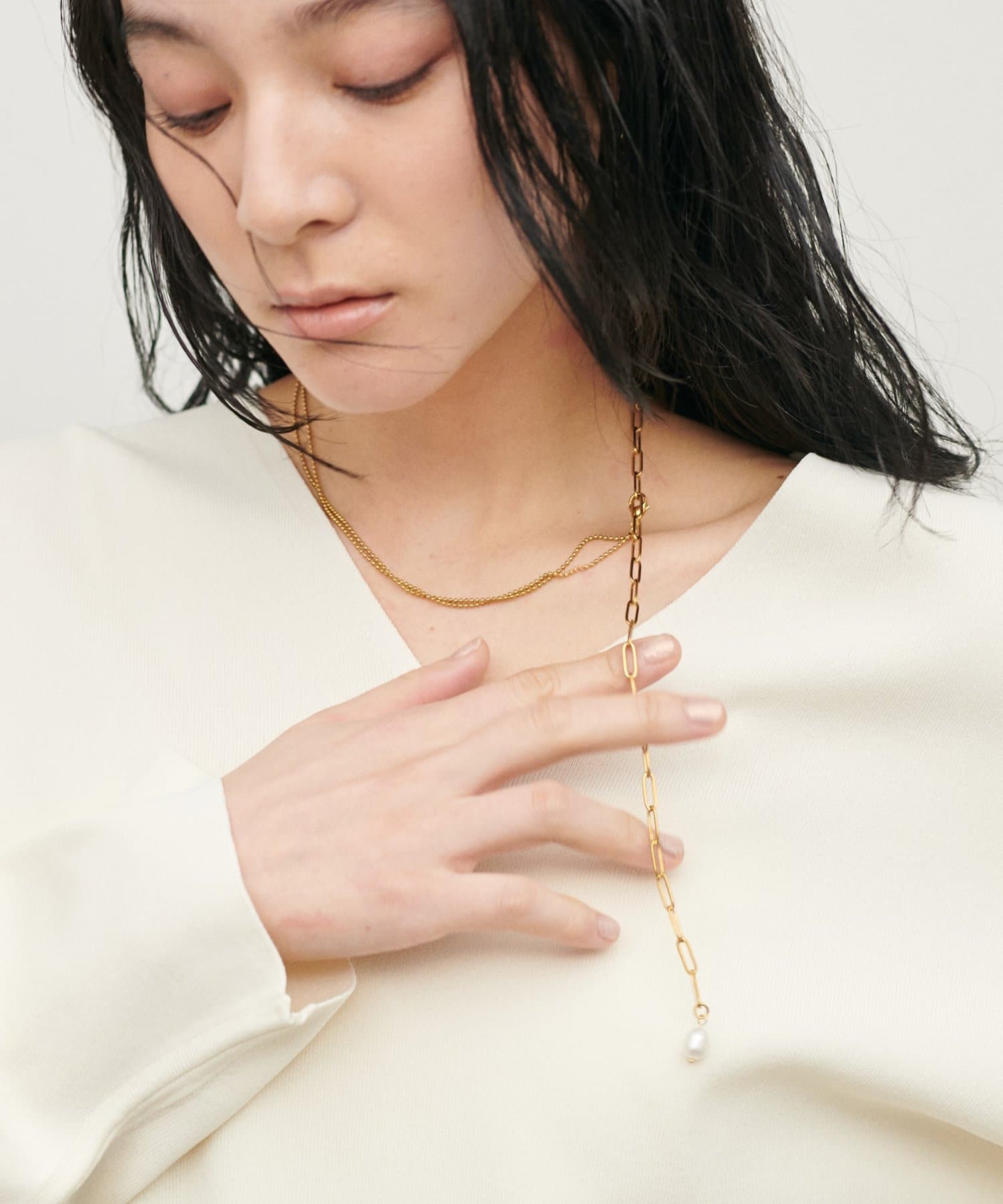 LARUTA(ラルータ) 【Web限定】マルチWAYパールネックレス