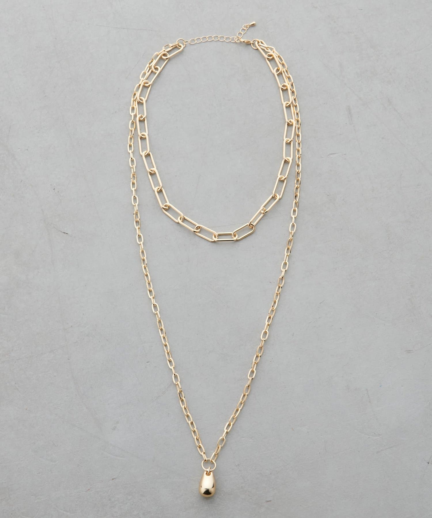 LARUTA(ラルータ) 【Web限定】ダブルチェーンドロップネックレス