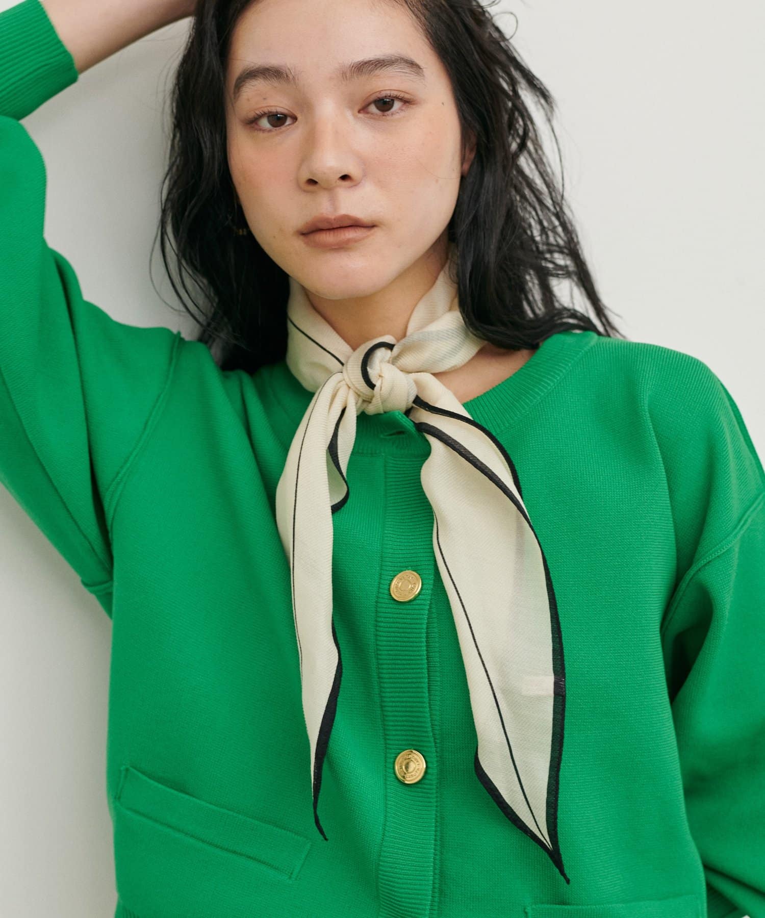 LARUTA(ラルータ) 【Web限定】クロスラインスカーフ