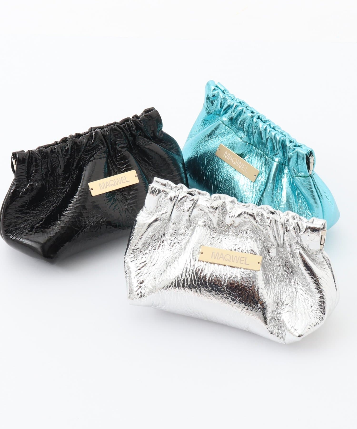 NOLLEY'S(ノーリーズ) 【MAQWEL/マクウェル】メタリックポーチ