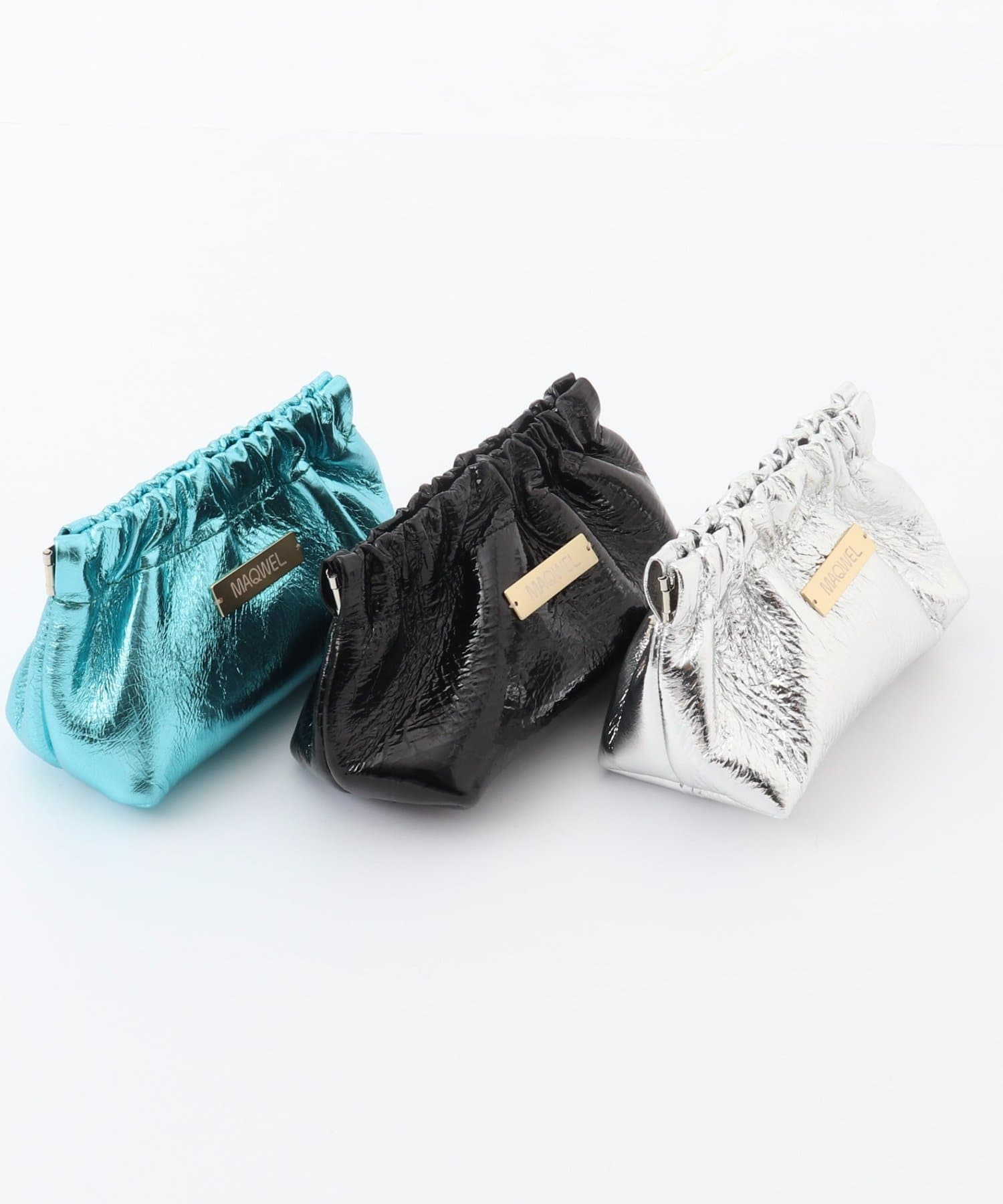 NOLLEY'S(ノーリーズ) 【MAQWEL/マクウェル】メタリックポーチ