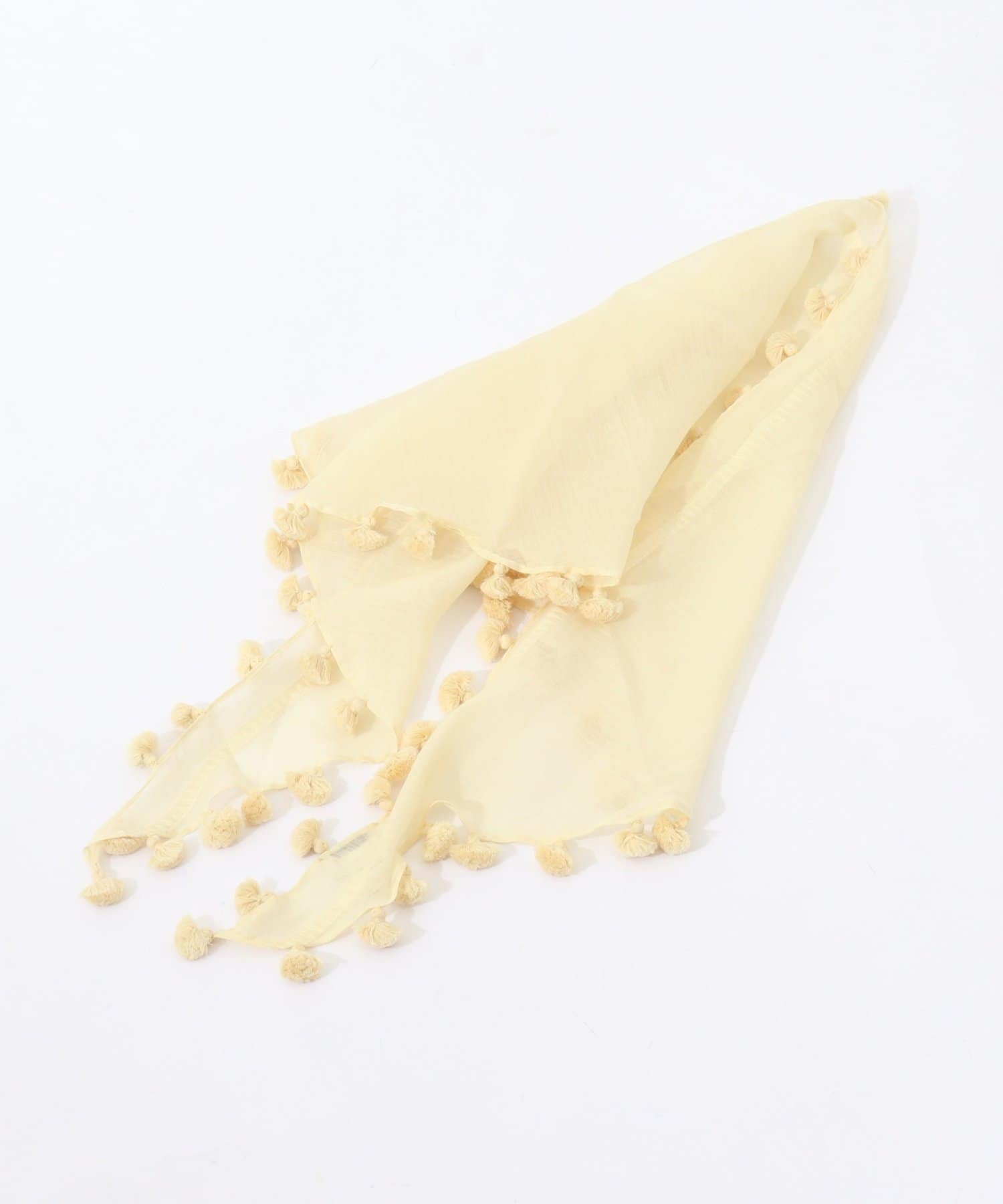 NOLLEY'S(ノーリーズ) 【CITRUS/シトラス】POMPOMトライアングルストール