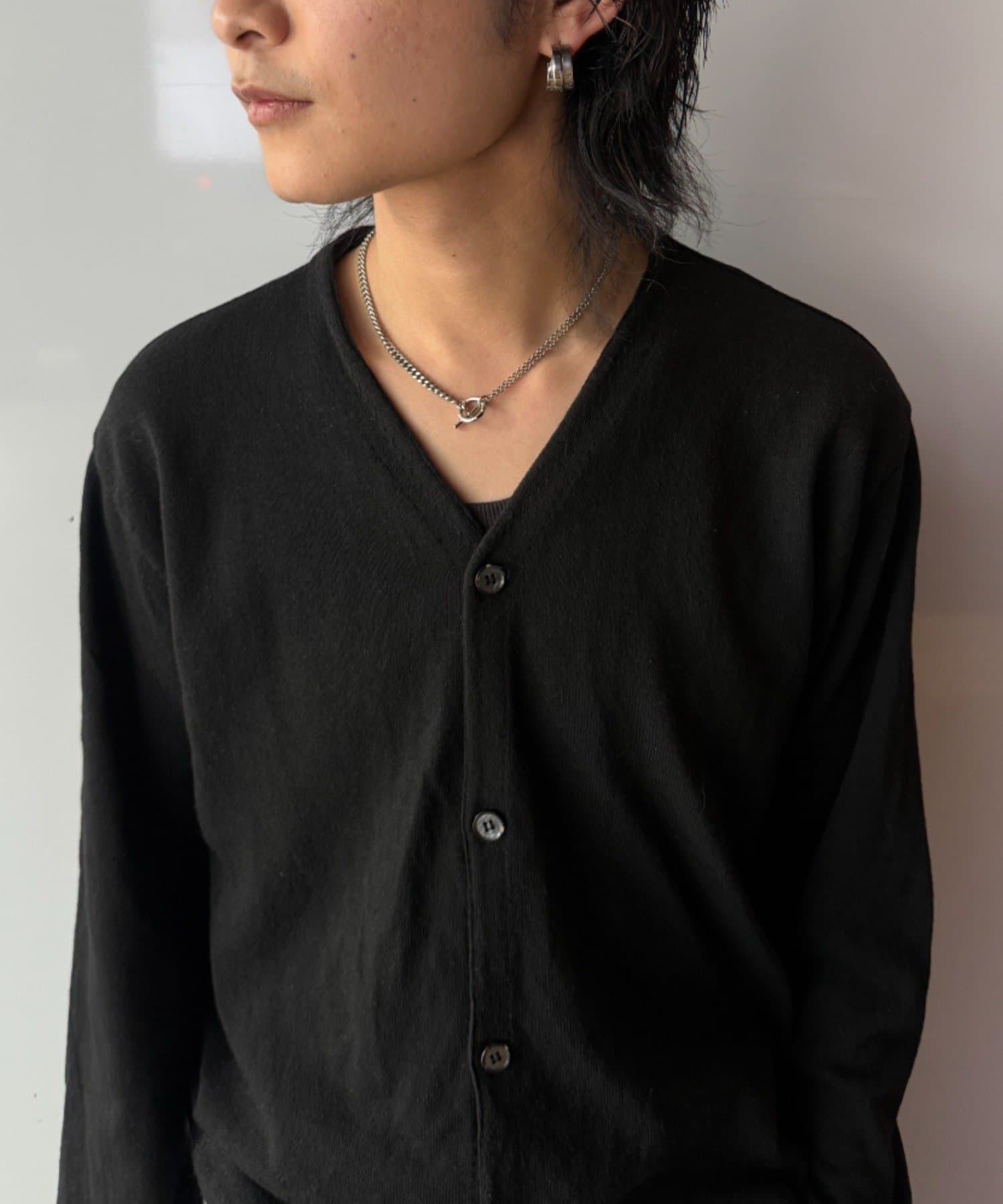 Lui's(ルイス) 【miu企画】3WAYステンレスチェーンプレートネックレス