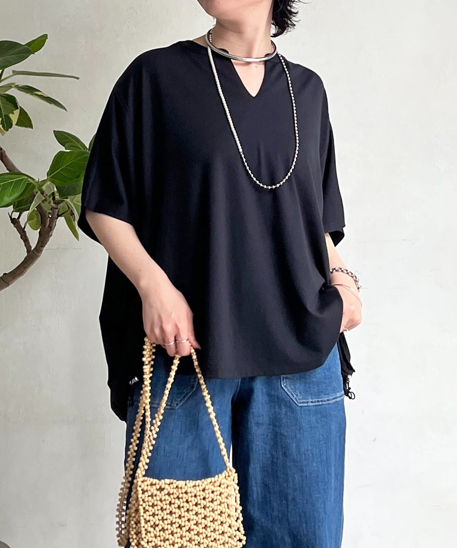 un dix cors(アンディコール) ドロストスキッパープルオーバー