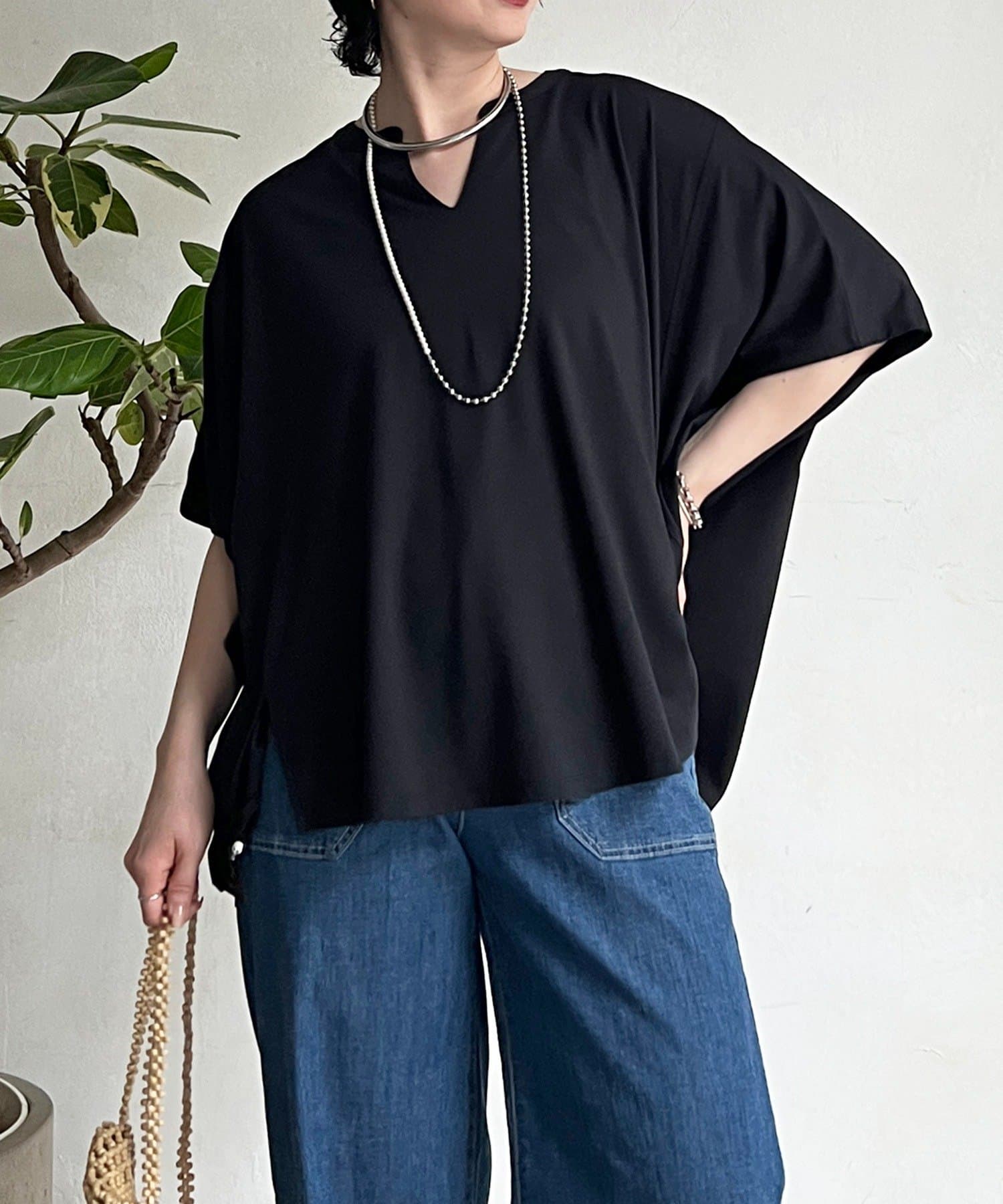 un dix cors(アンディコール) ドロストスキッパープルオーバー