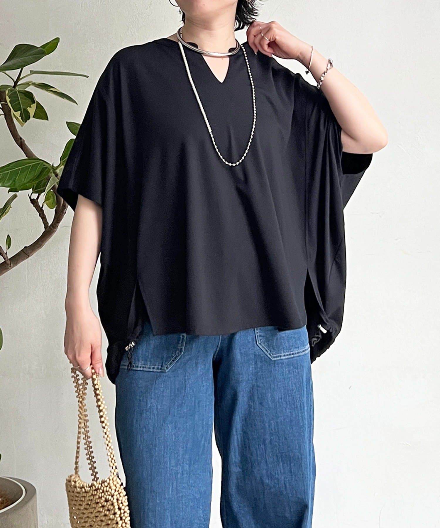 un dix cors(アンディコール) ドロストスキッパープルオーバー