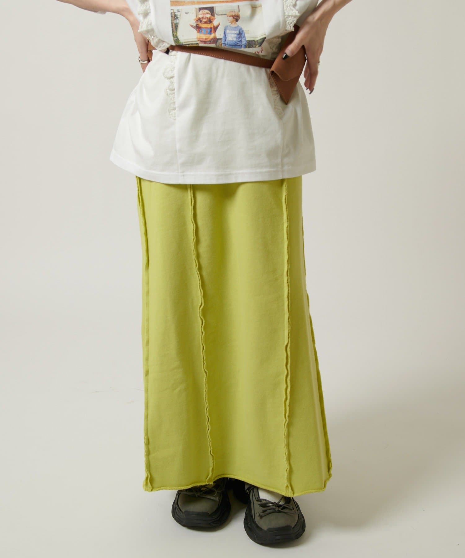 w closet(ダブルクローゼット) スウェットロングスカート