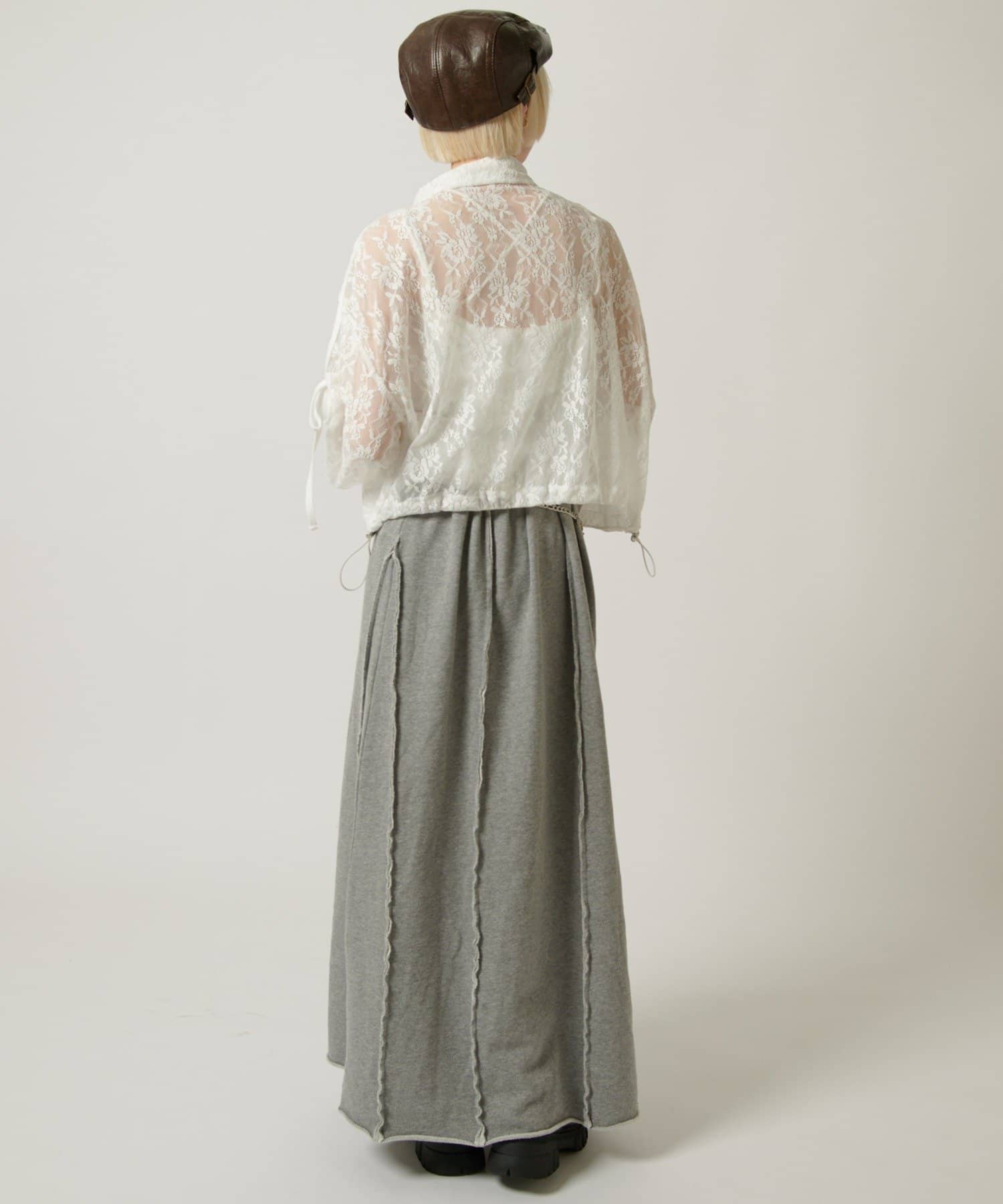 w closet(ダブルクローゼット) スウェットロングスカート