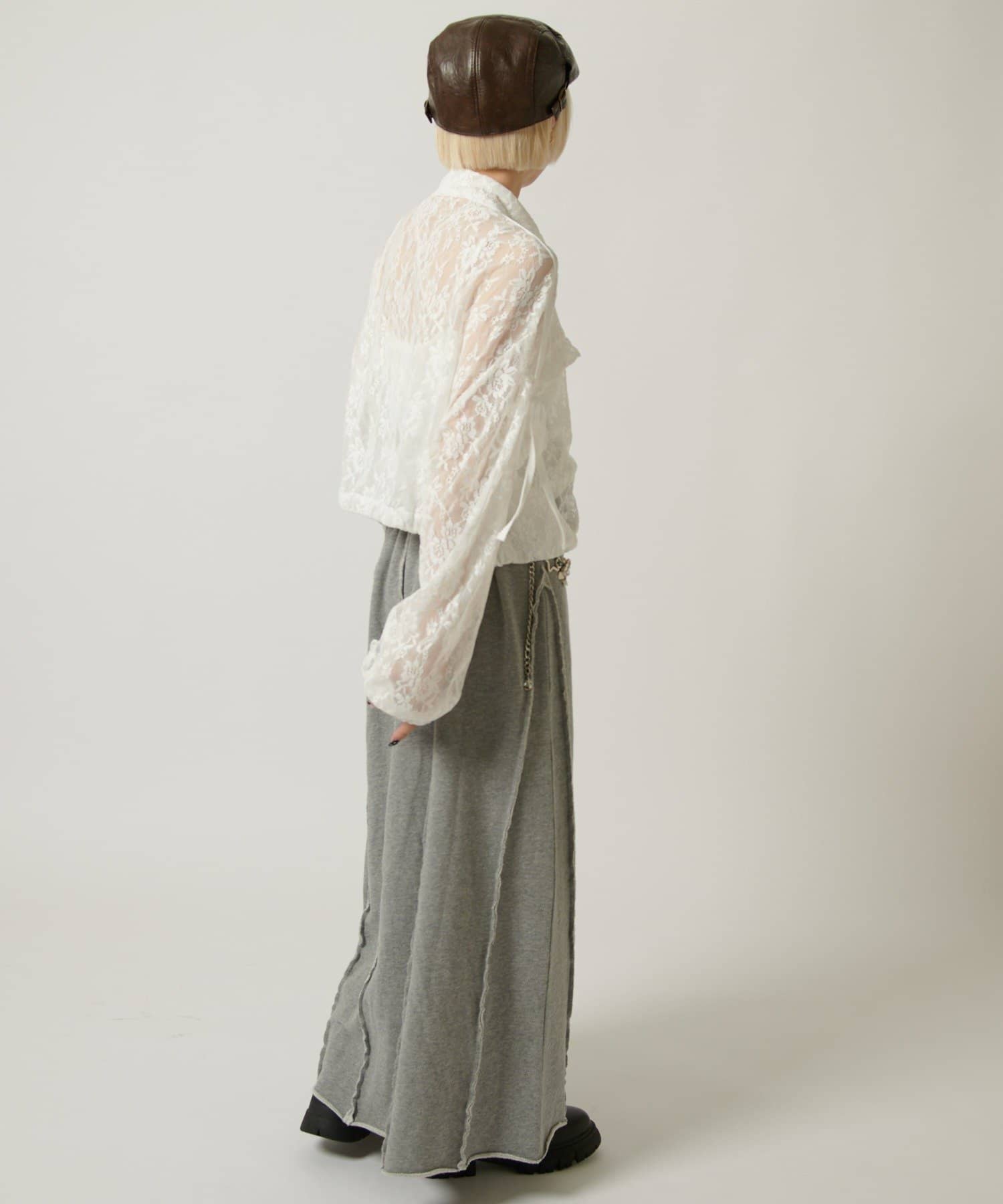 w closet(ダブルクローゼット) スウェットロングスカート