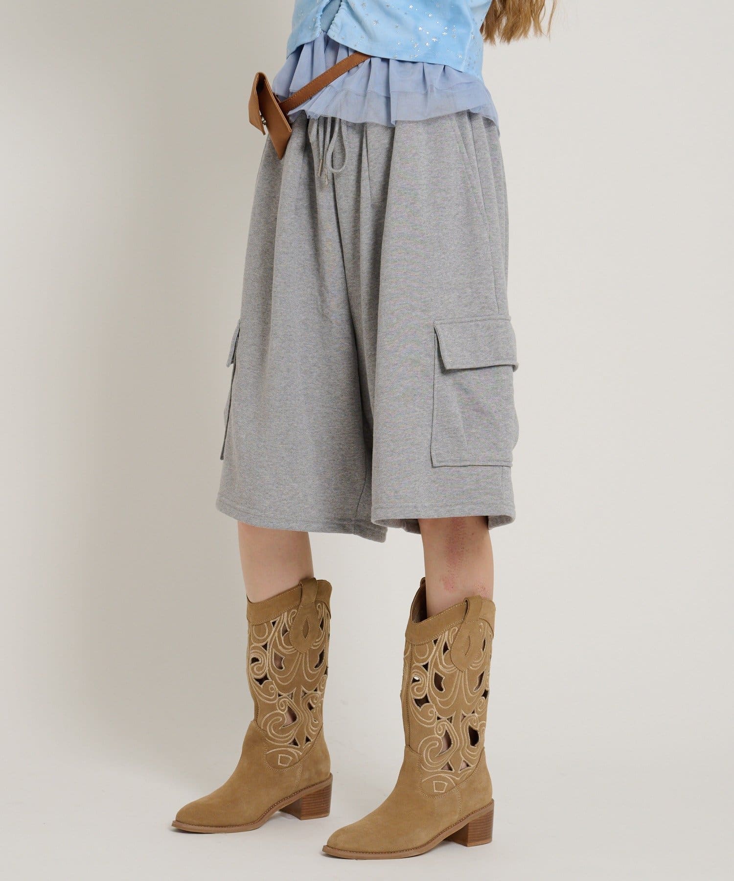 ハーフカーゴパンツ