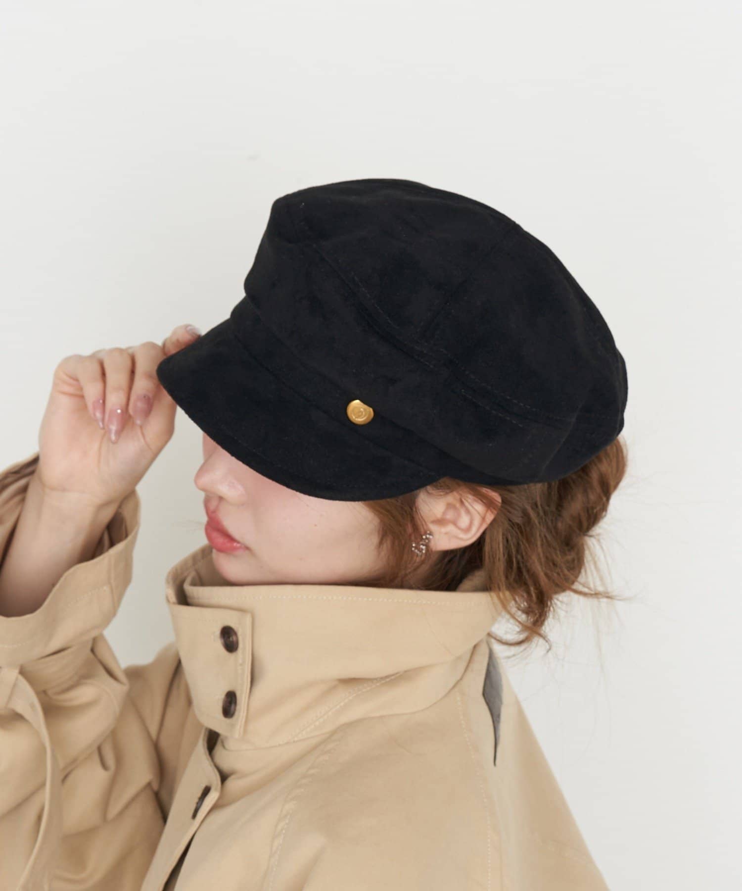 RAY CASSIN(レイカズン) 金釦キャスケット