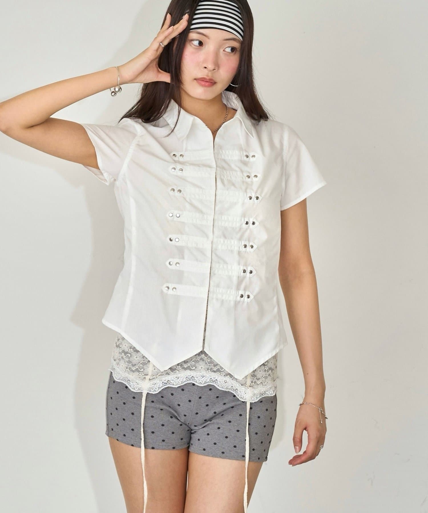 WHO’S WHO gallery(フーズフーギャラリー) 【WEB限定】ナポレオンコンパクト半袖シャツ