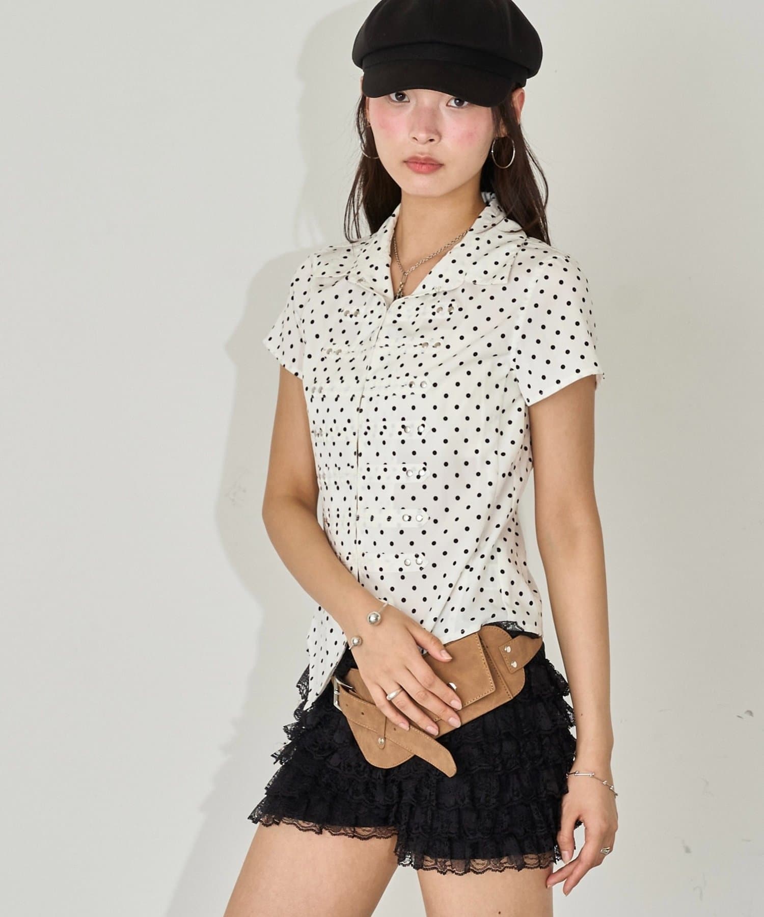 WHO’S WHO gallery(フーズフーギャラリー) 【WEB限定】ナポレオンコンパクト半袖シャツ