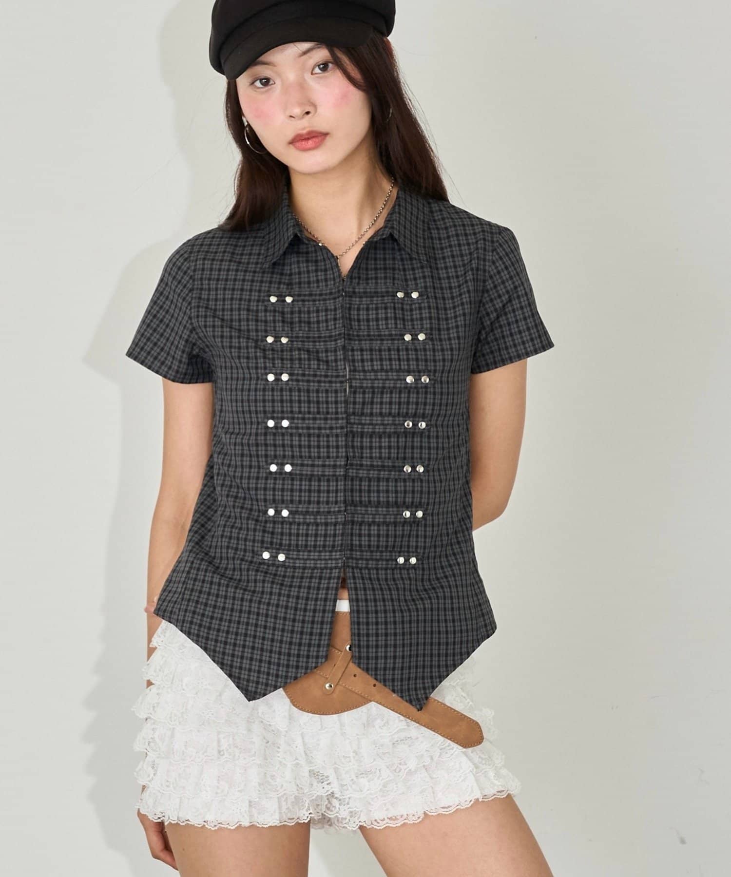 WHO’S WHO gallery(フーズフーギャラリー) 【WEB限定】ナポレオンコンパクト半袖シャツ