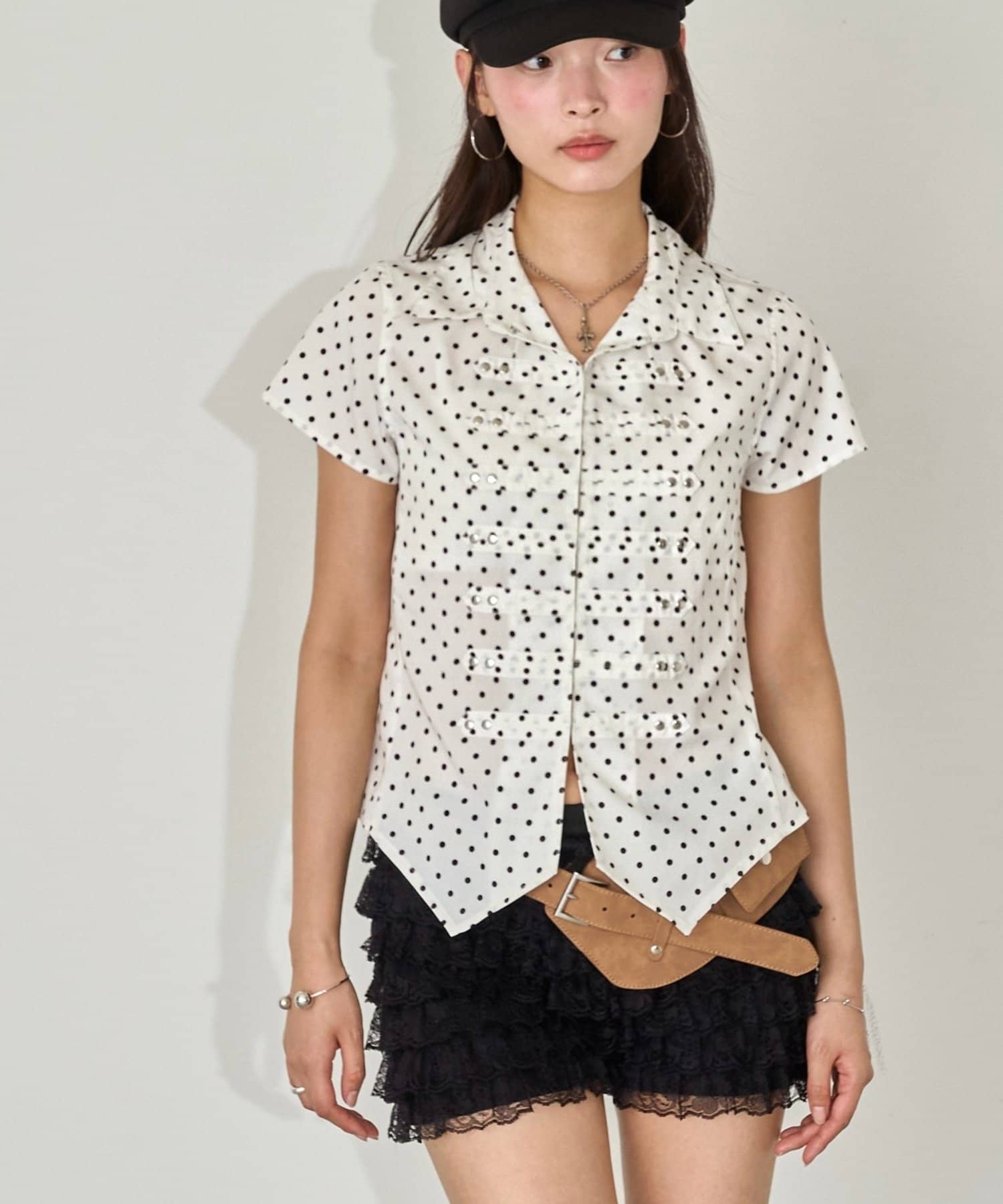 WHO’S WHO gallery(フーズフーギャラリー) 【WEB限定】ナポレオンコンパクト半袖シャツ