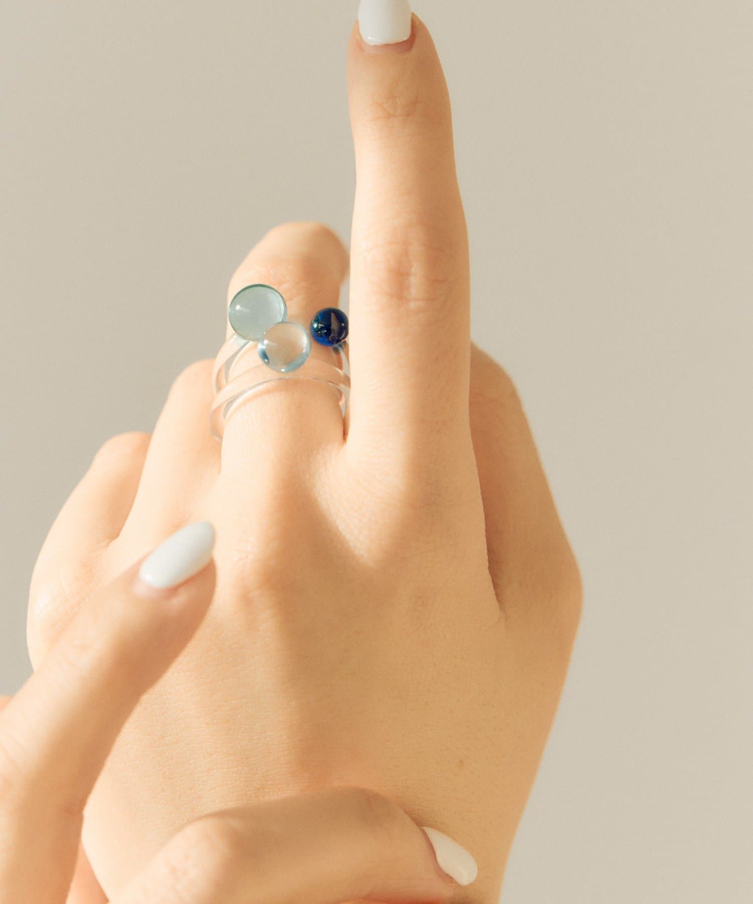 ear PAPILLONNER(イア パピヨネ) クリアボールセットリング