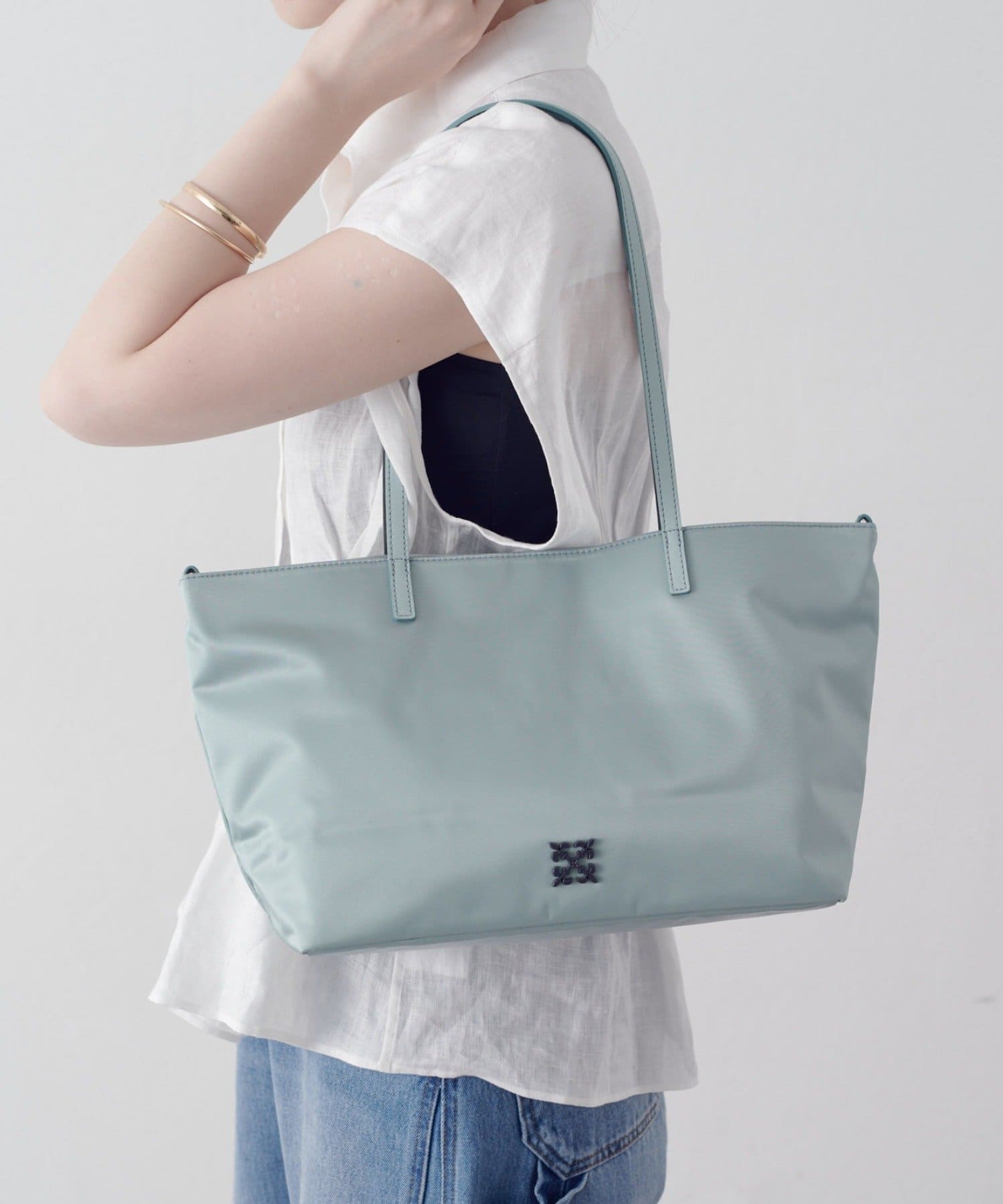 russet(ラシット) ［4/29(水) 0:00～予約スタート］バイカラーレザーハンドルトートバッグ