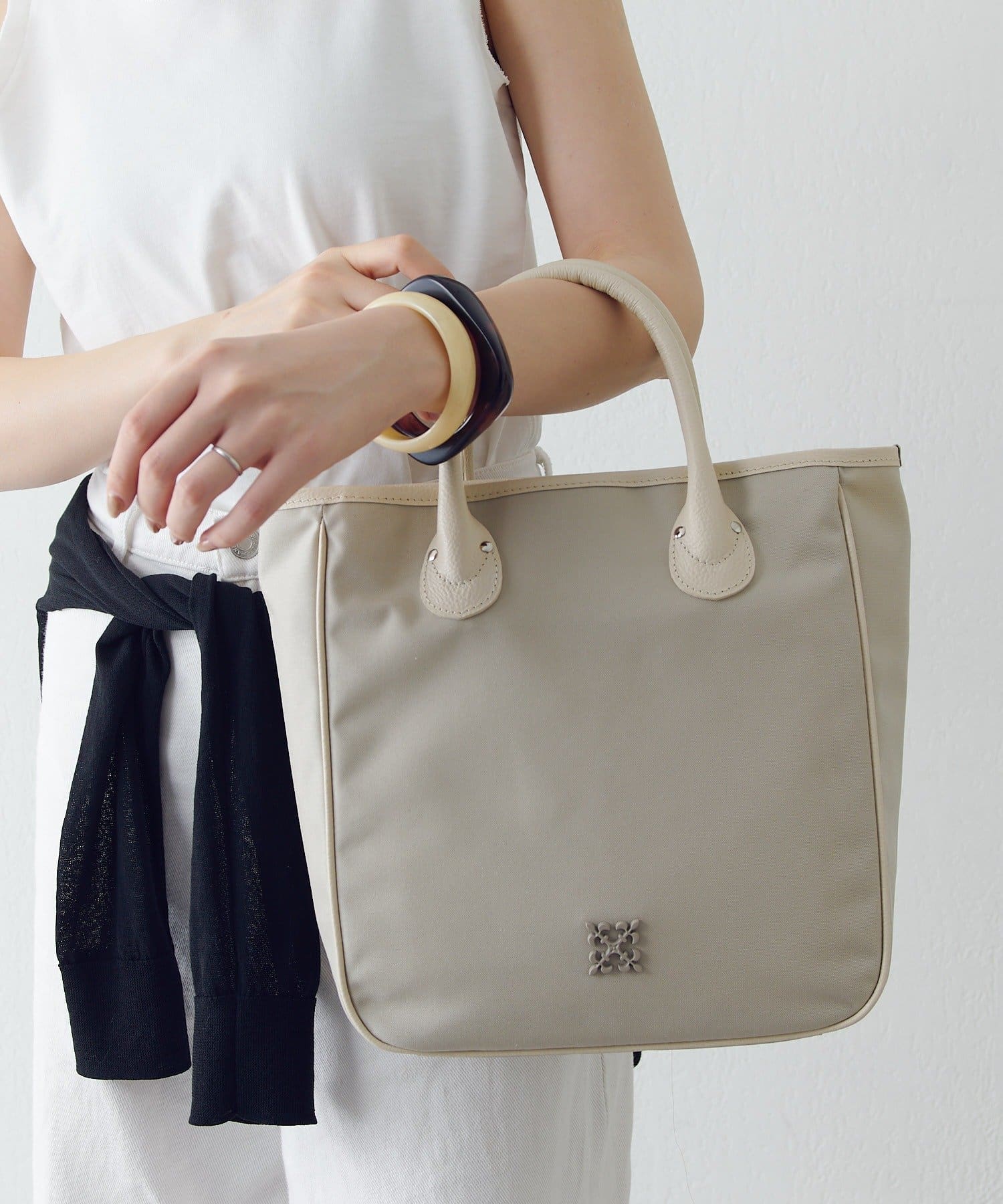 russet(ラシット) コーデュラナイロンスクエアトートバッグ