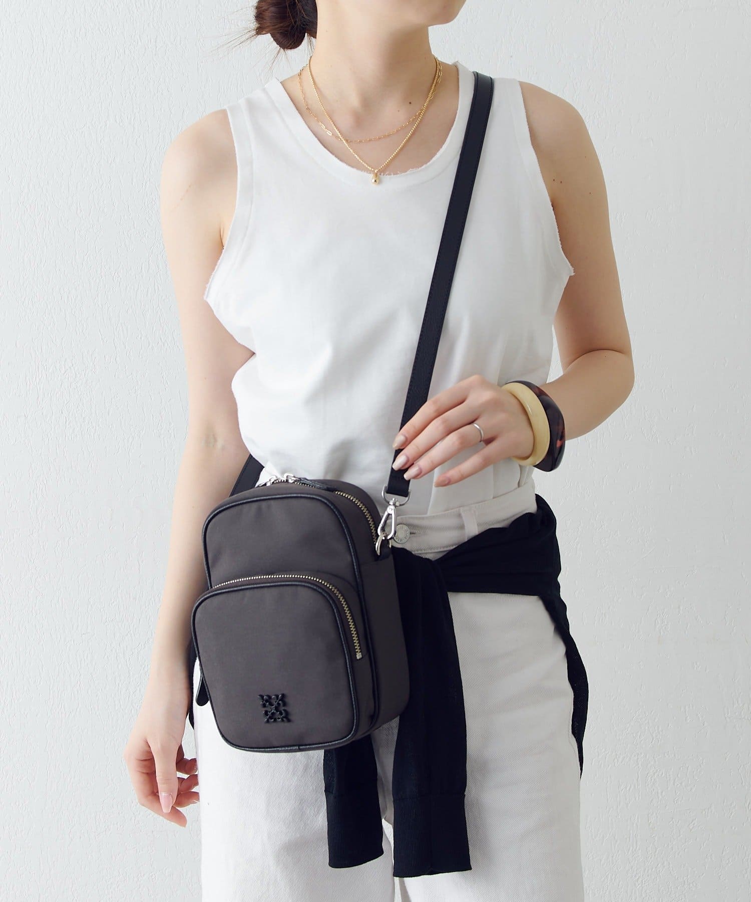 russet(ラシット) コーデュラナイロンスクエアショルダーバッグ