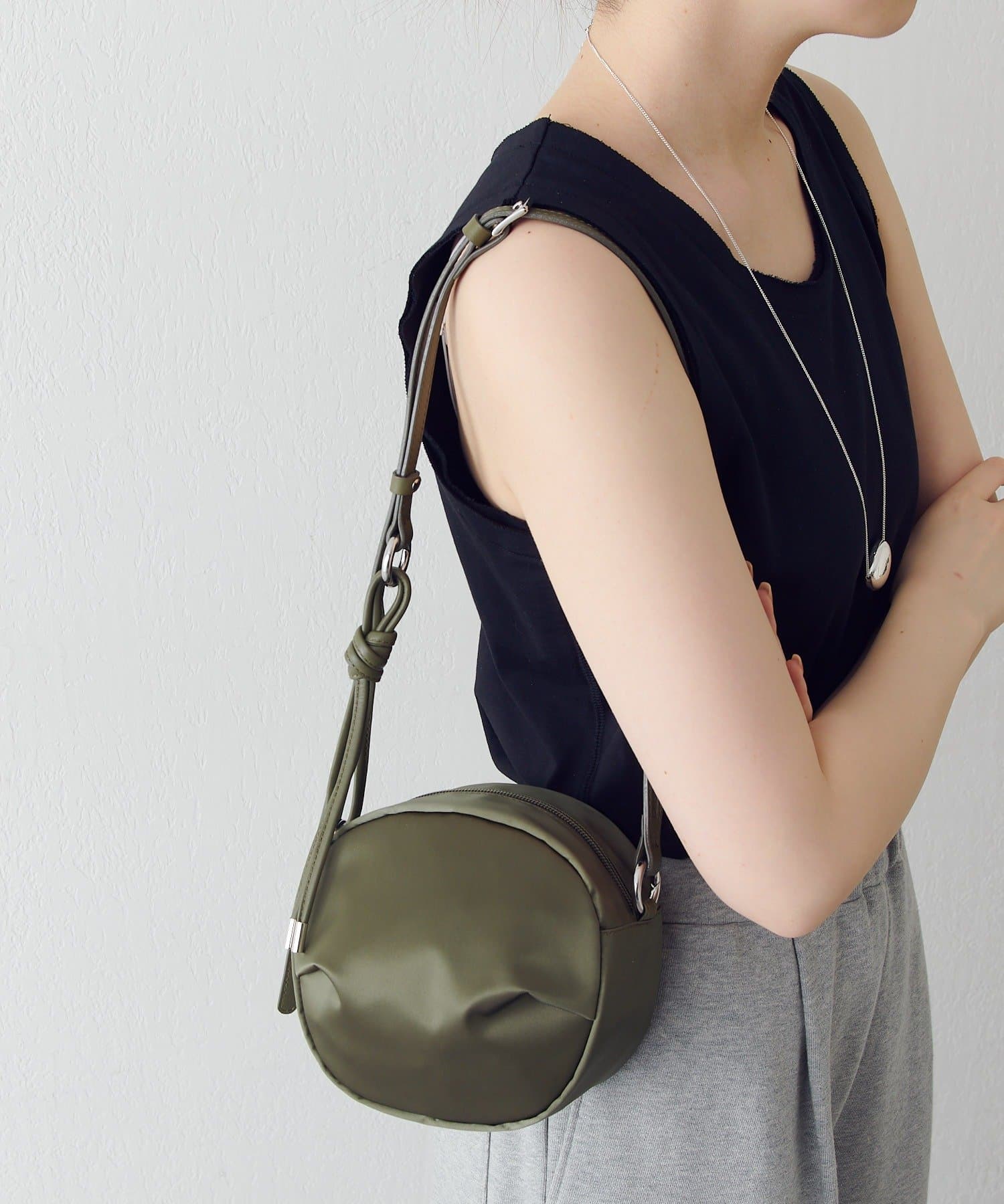 russet(ラシット) クラウズナイロンサークルミニショルダーバッグ