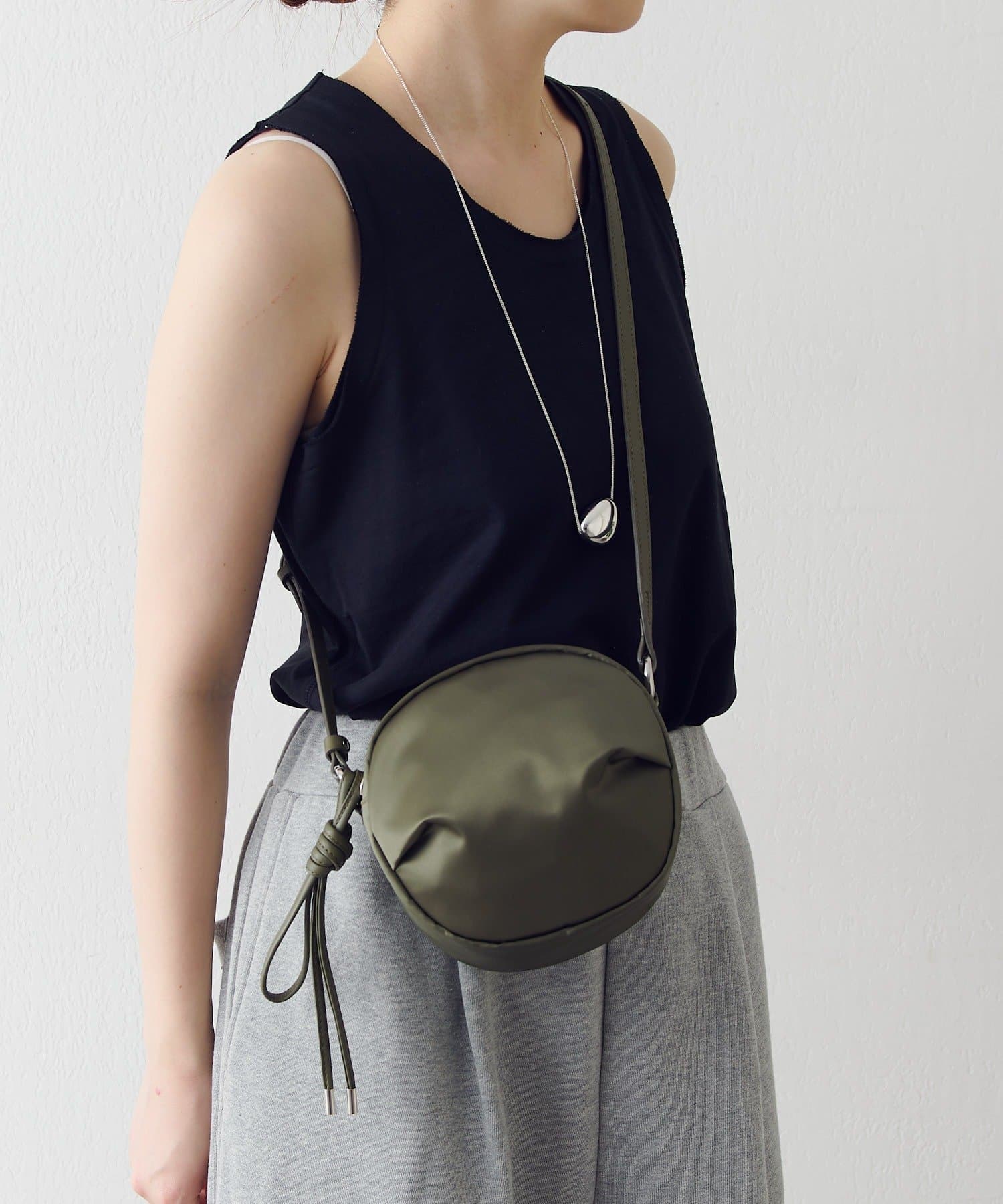 russet(ラシット) クラウズナイロンサークルミニショルダーバッグ