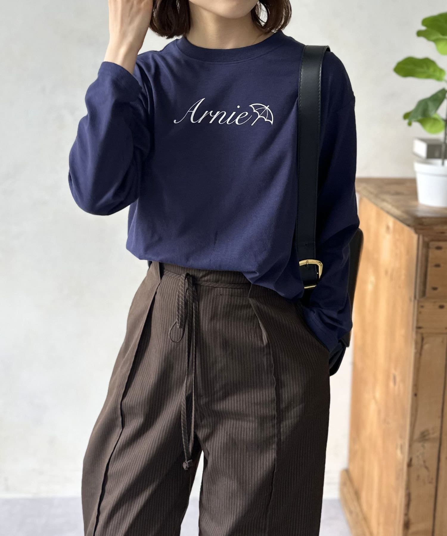 LOCUST(ローカスト) 【ARNOLD PALMER】天竺プリント裾ラウンドT