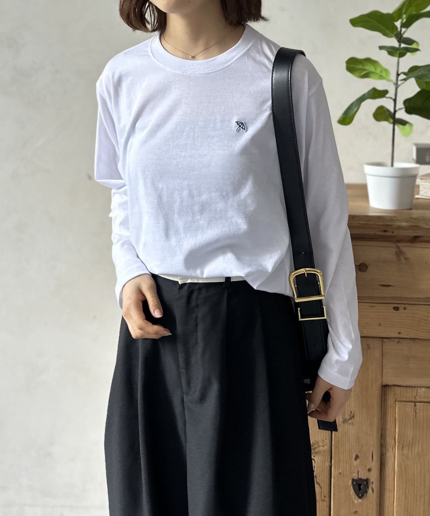 LOCUST(ローカスト) 【ARNOLD PALMER】天竺ワンポイント裾ラウンドT