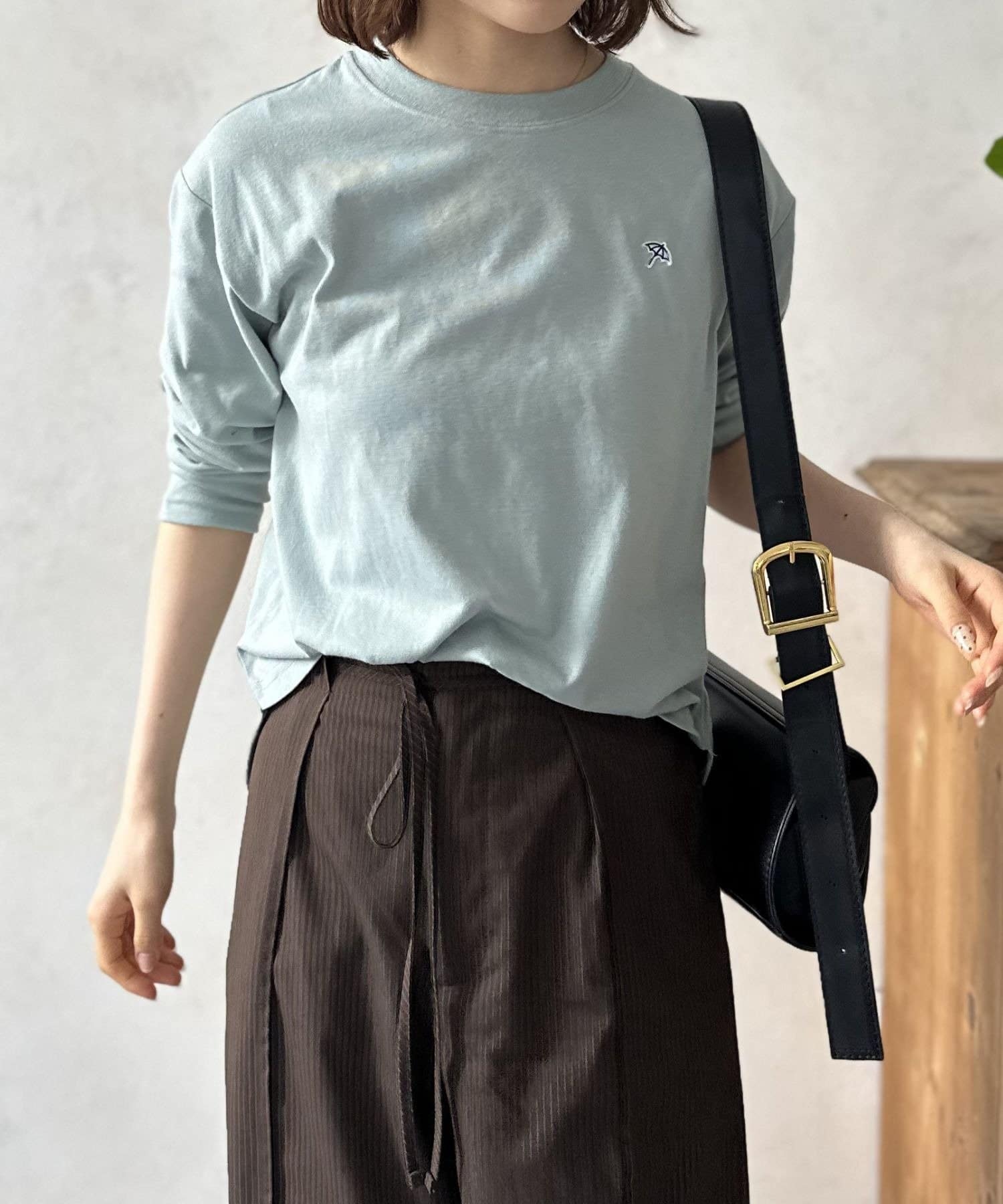 LOCUST(ローカスト) 【ARNOLD PALMER】天竺ワンポイント裾ラウンドT