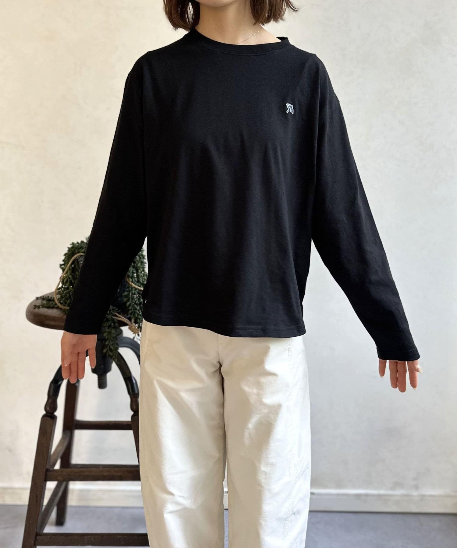 LOCUST(ローカスト) 【ARNOLD PALMER】天竺ワンポイント裾ラウンドT