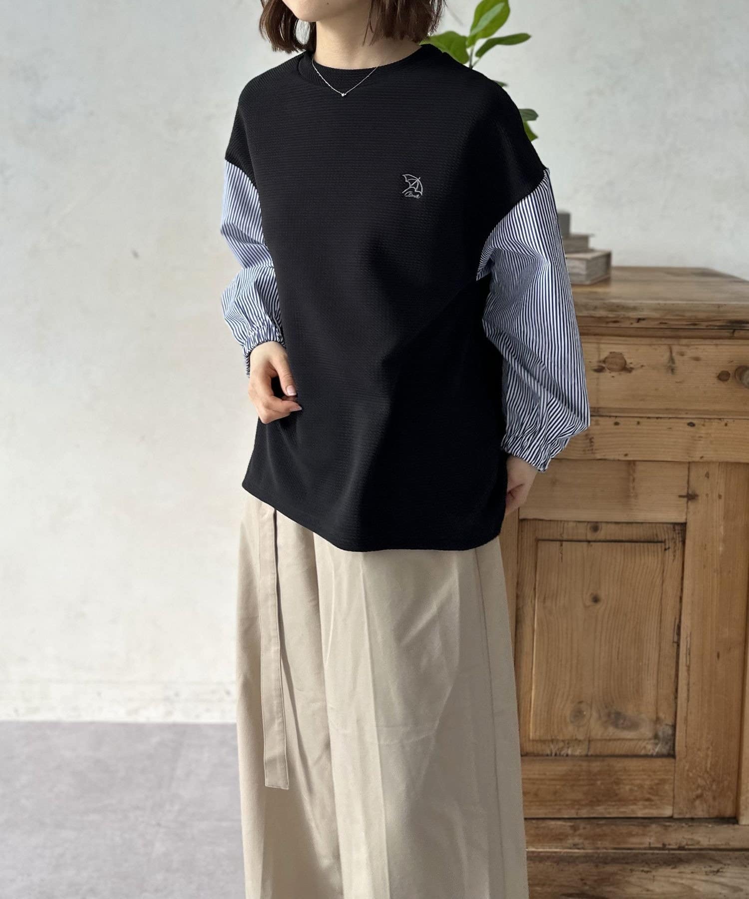 LOCUST(ローカスト) 【ARNOLD PALMER】ワッフルドッキングプルオーバー