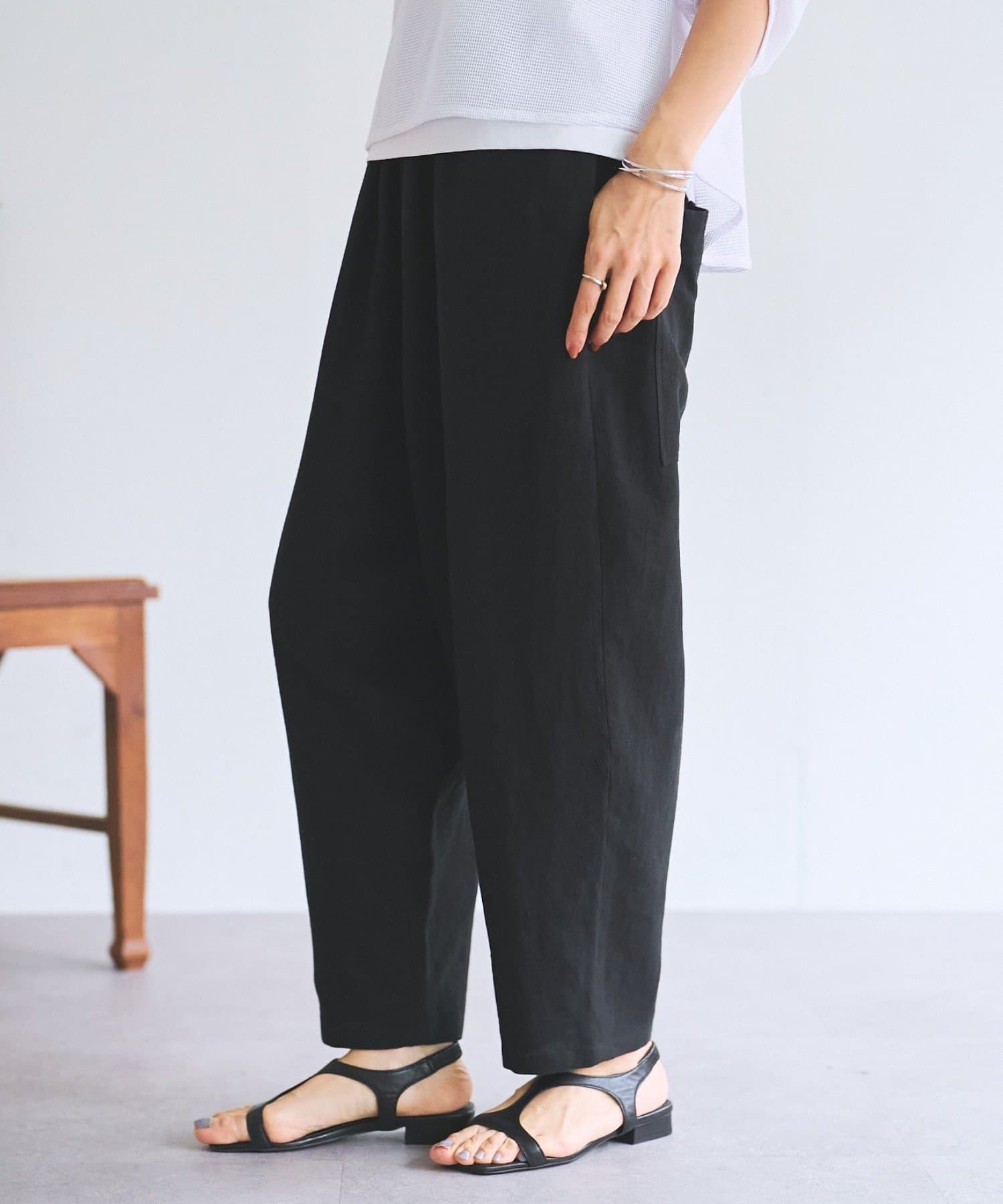 BEARDSLEY(ビアズリー) 《4/8(水)12:00予約開始》リネンバレルパンツ