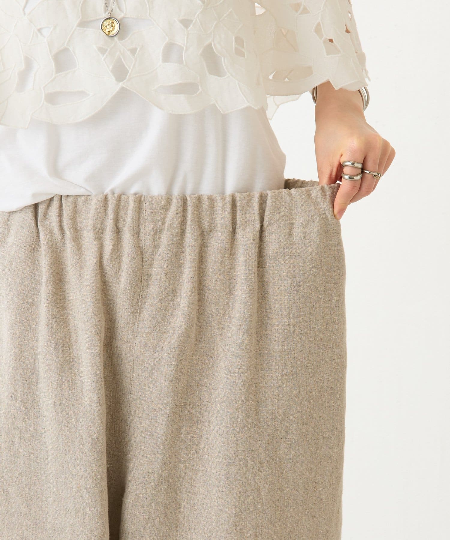 BEARDSLEY(ビアズリー) 《4/8(水)12:00予約開始》リネンバレルパンツ