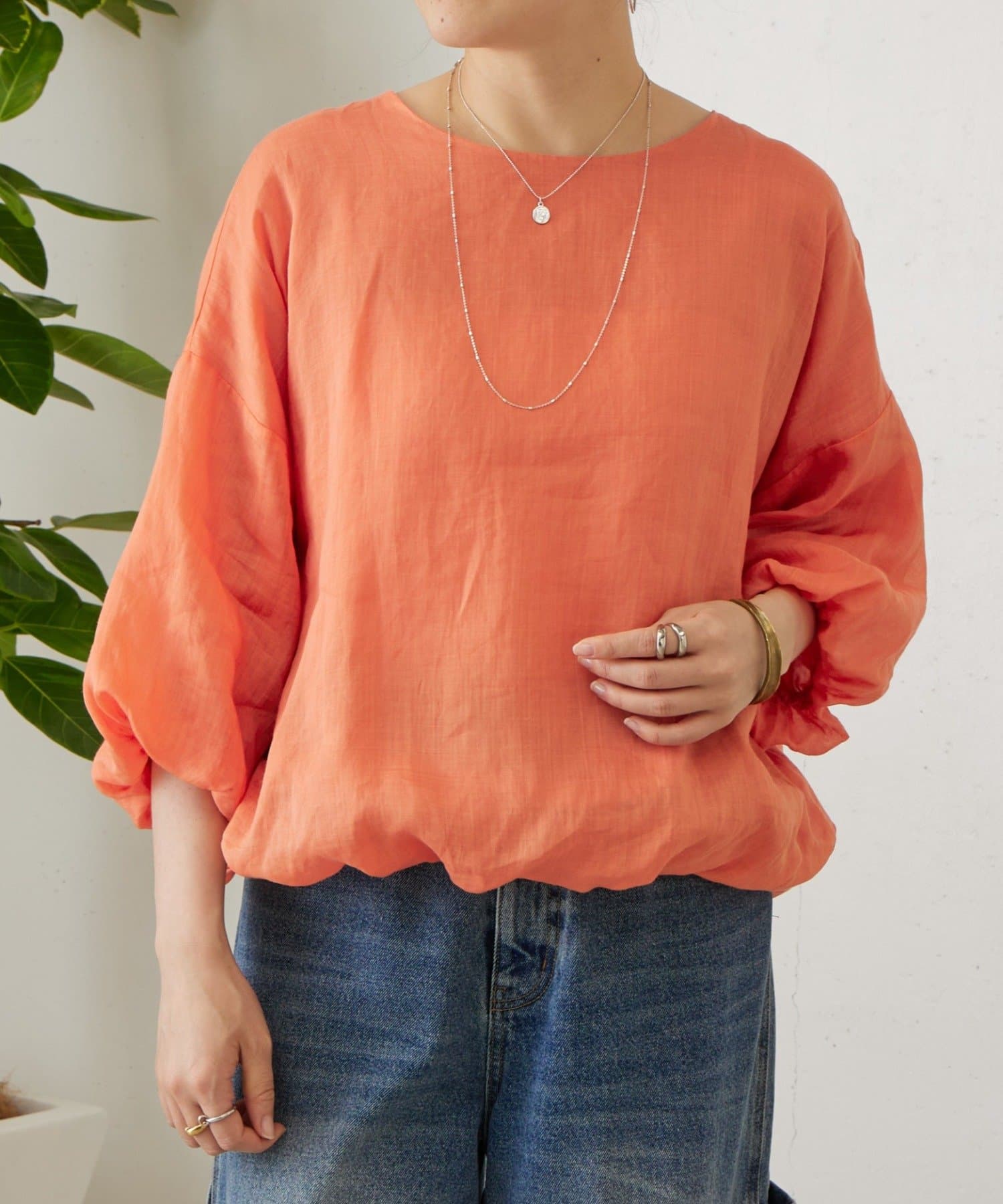 BEARDSLEY(ビアズリー) 《近日予約開始予定》リネンバルーンブラウス