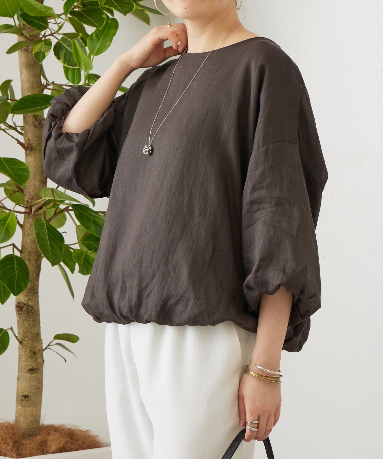 BEARDSLEY(ビアズリー) 《近日予約開始予定》リネンバルーンブラウス