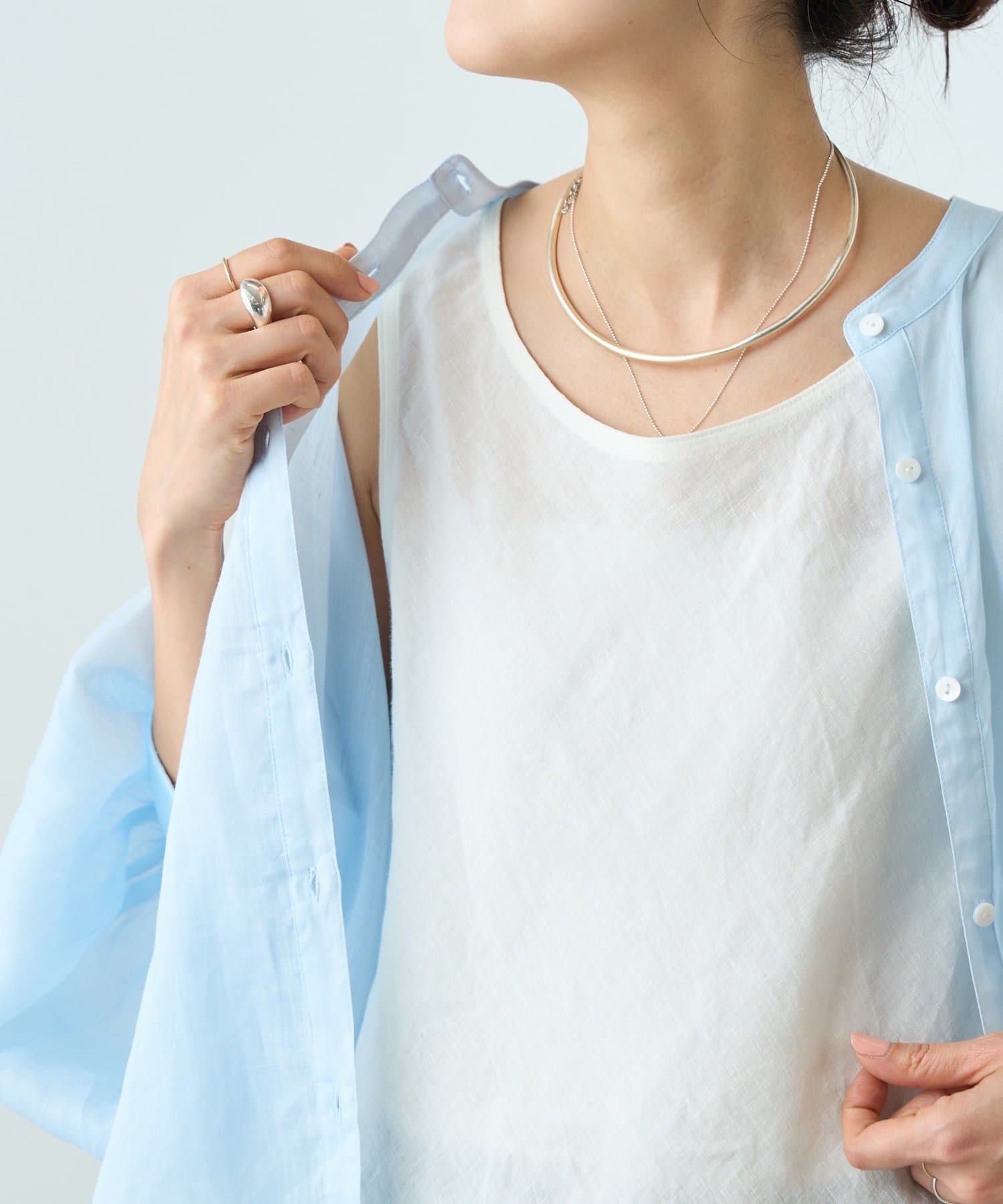 BEARDSLEY(ビアズリー) 《4/8(水)12:00予約開始》リネンバイヤスタンクトップ