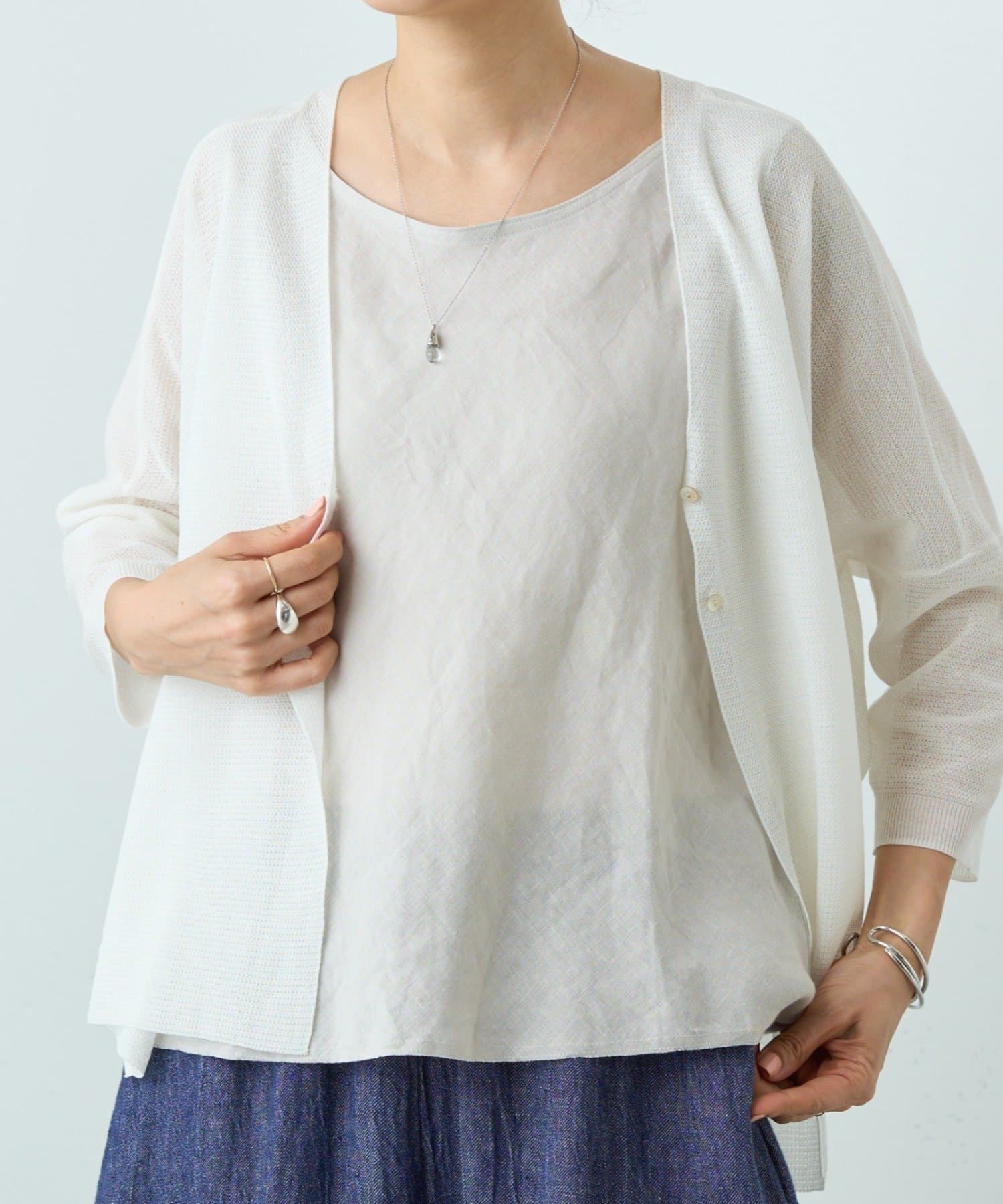 BEARDSLEY(ビアズリー) 《4/8(水)12:00予約開始》リネンバイヤスタンクトップ