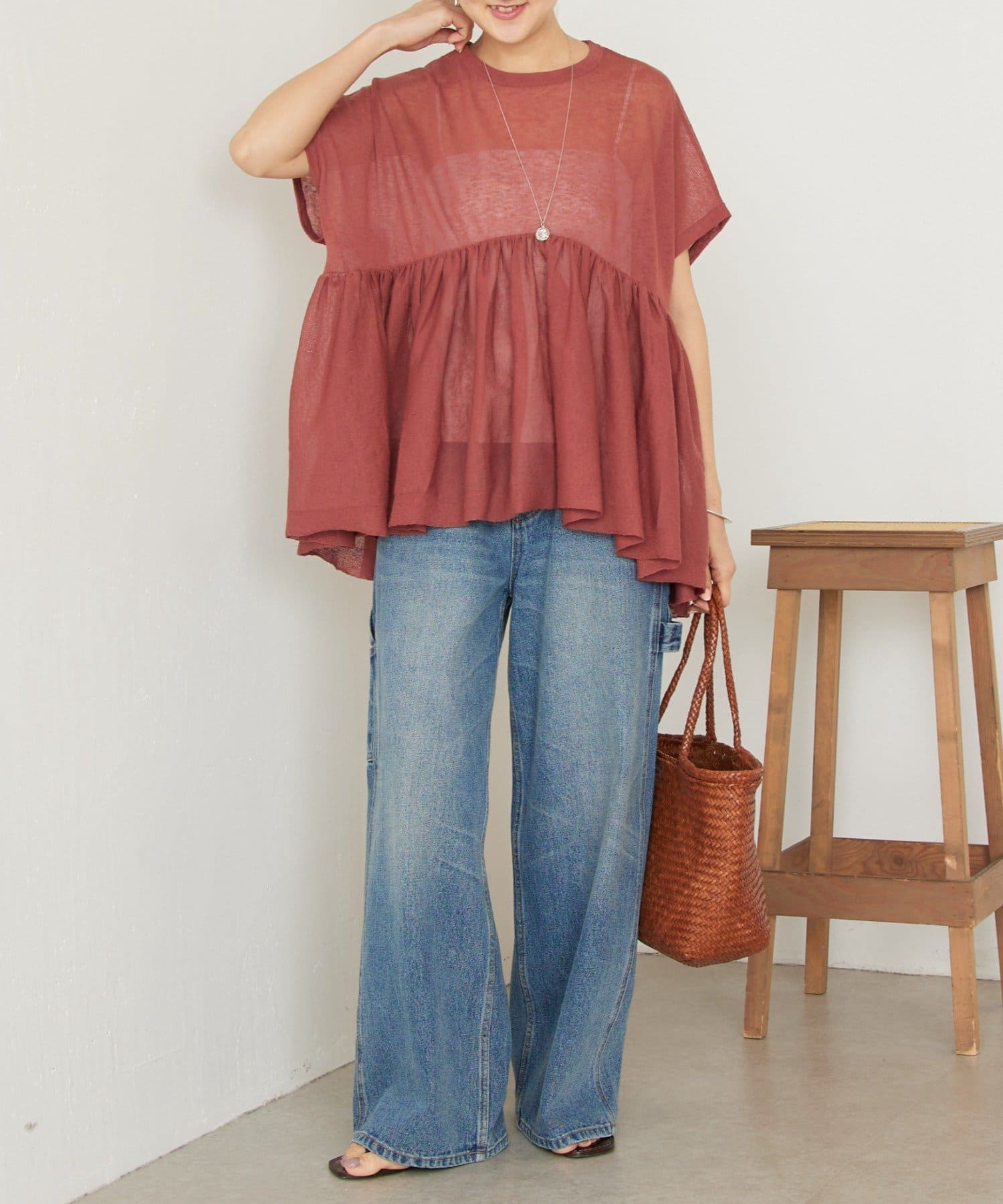 BEARDSLEY(ビアズリー) 《4/8(水)12:00予約開始》ボリュームペプラムニット