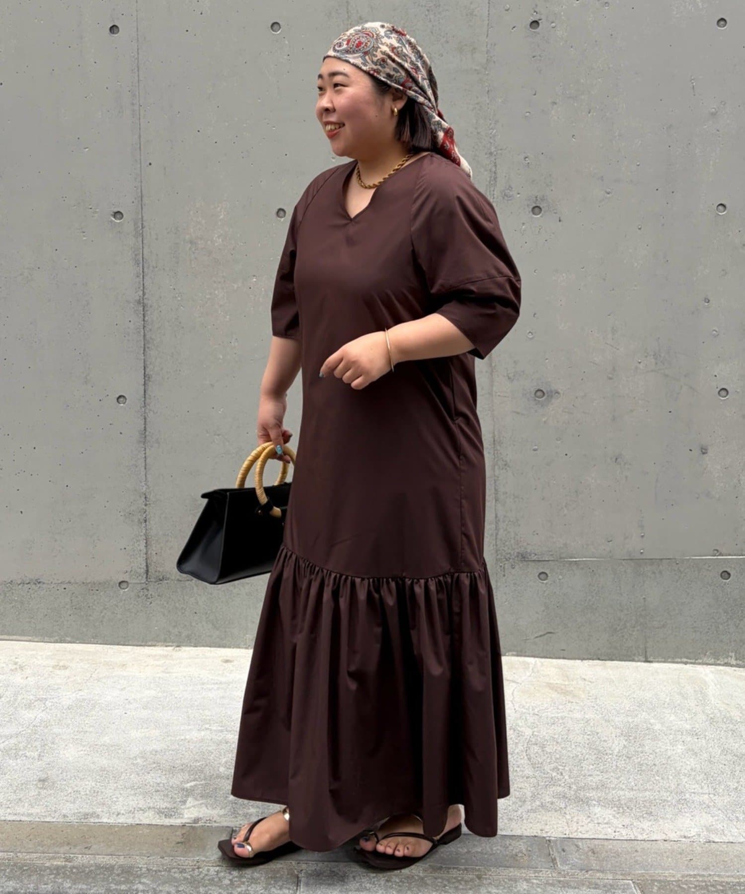 LOUNGEDRESS(ラウンジドレス) 【@_shirabe.s_コラボ】コクーンスリーブワンピース