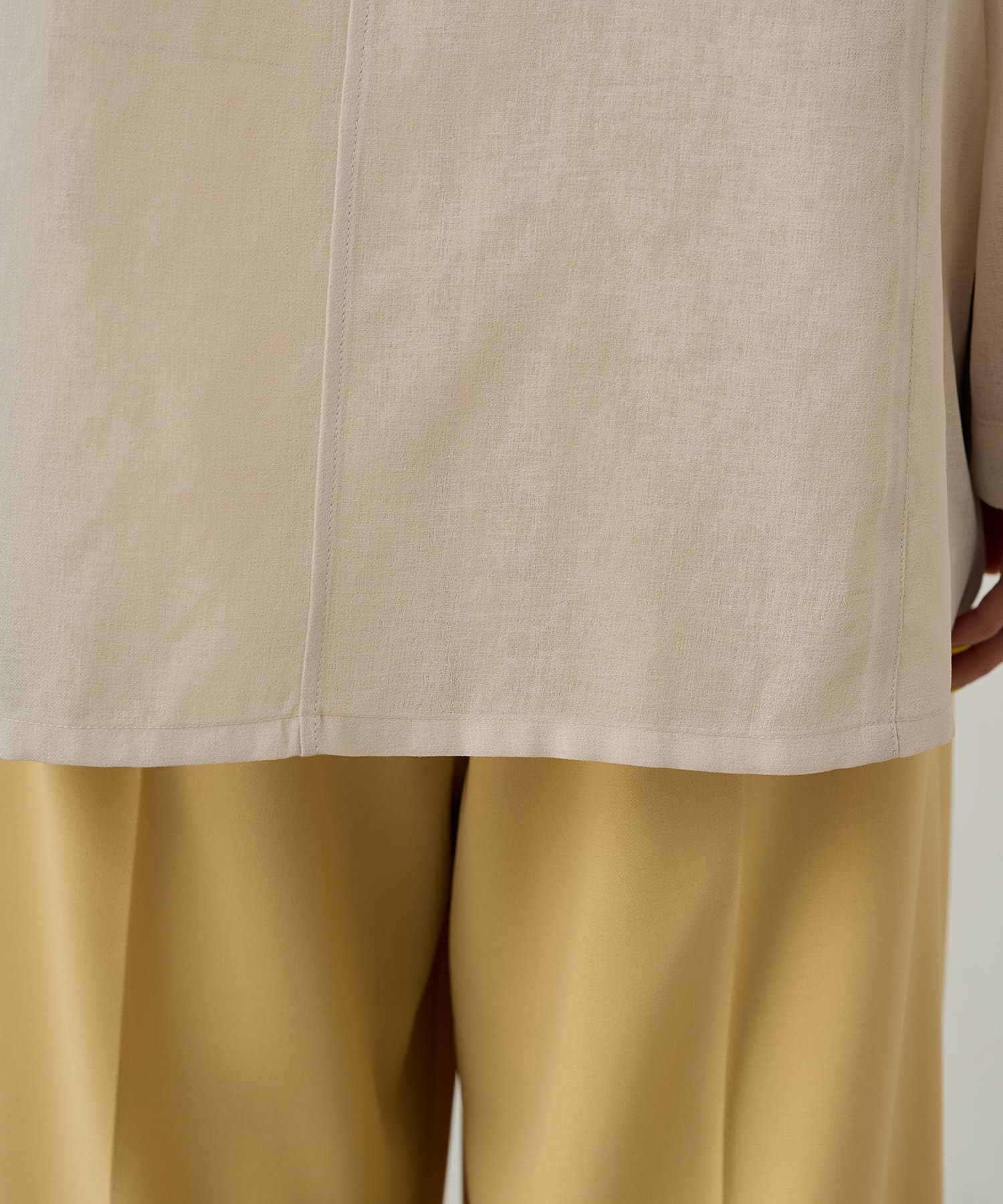 OUTLET(アウトレット) 【Loungedress】リネンライクシアージャケット